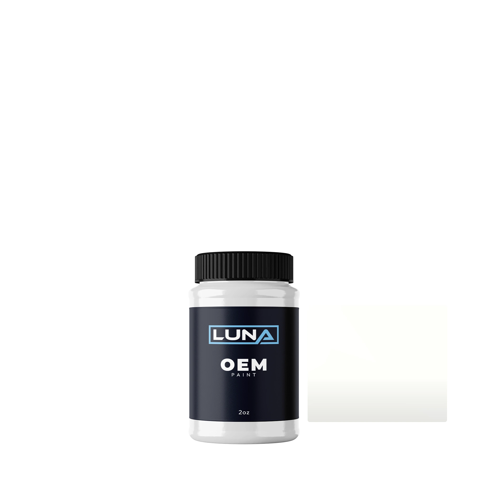 Ford Cathkin White PZZN | Luna OEM Basecoat - 2oz Touch Up Bottle w/ Brush