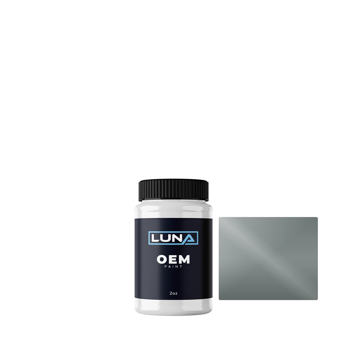 Gen. Motors Holden (aus) Magnum Silver M. 2H001 | Luna OEM Basecoat - 2oz Touch Up Bottle w/ Brush