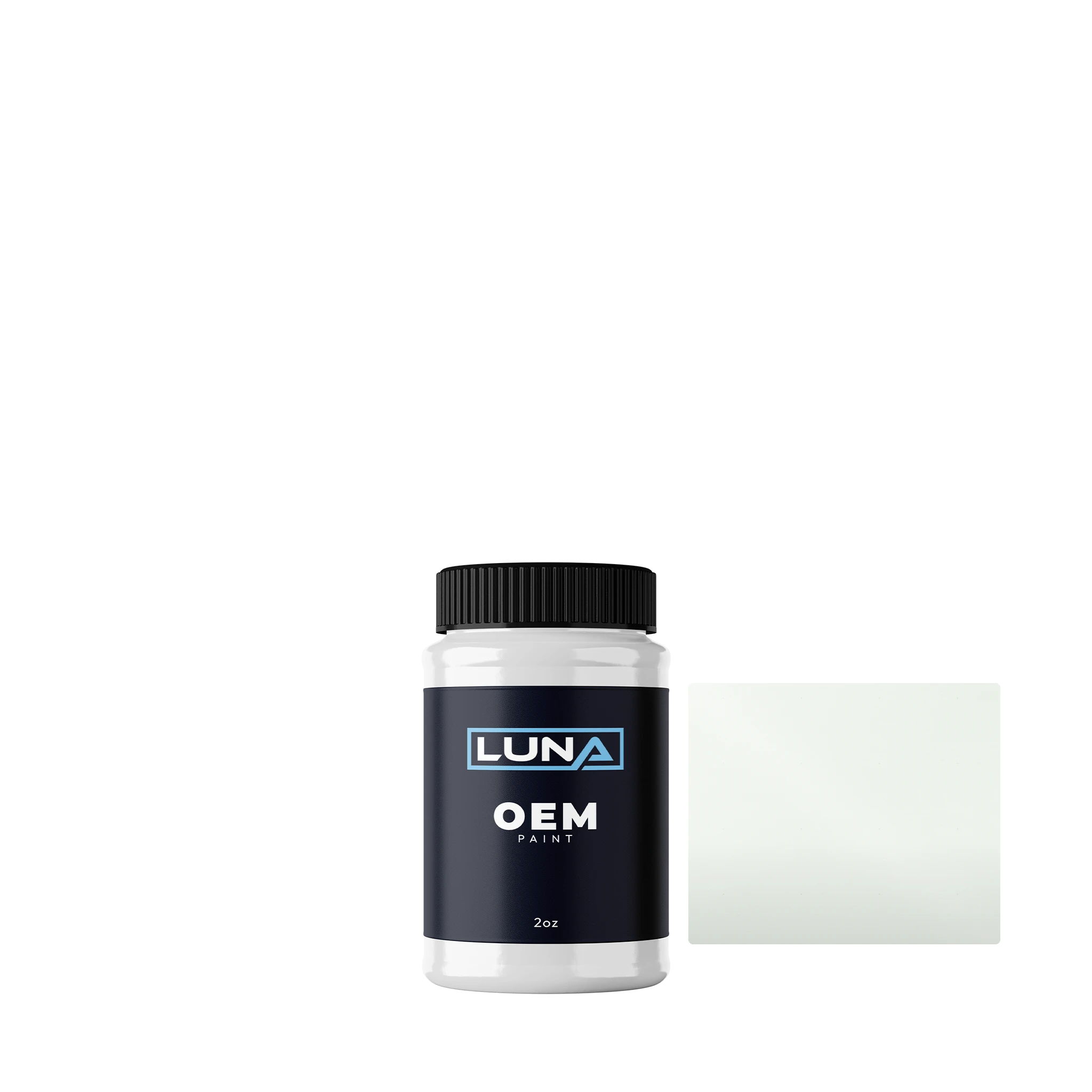 Nissan Super White 326 | Luna OEM Basecoat - 2oz Touch Up Bottle w/ Brush