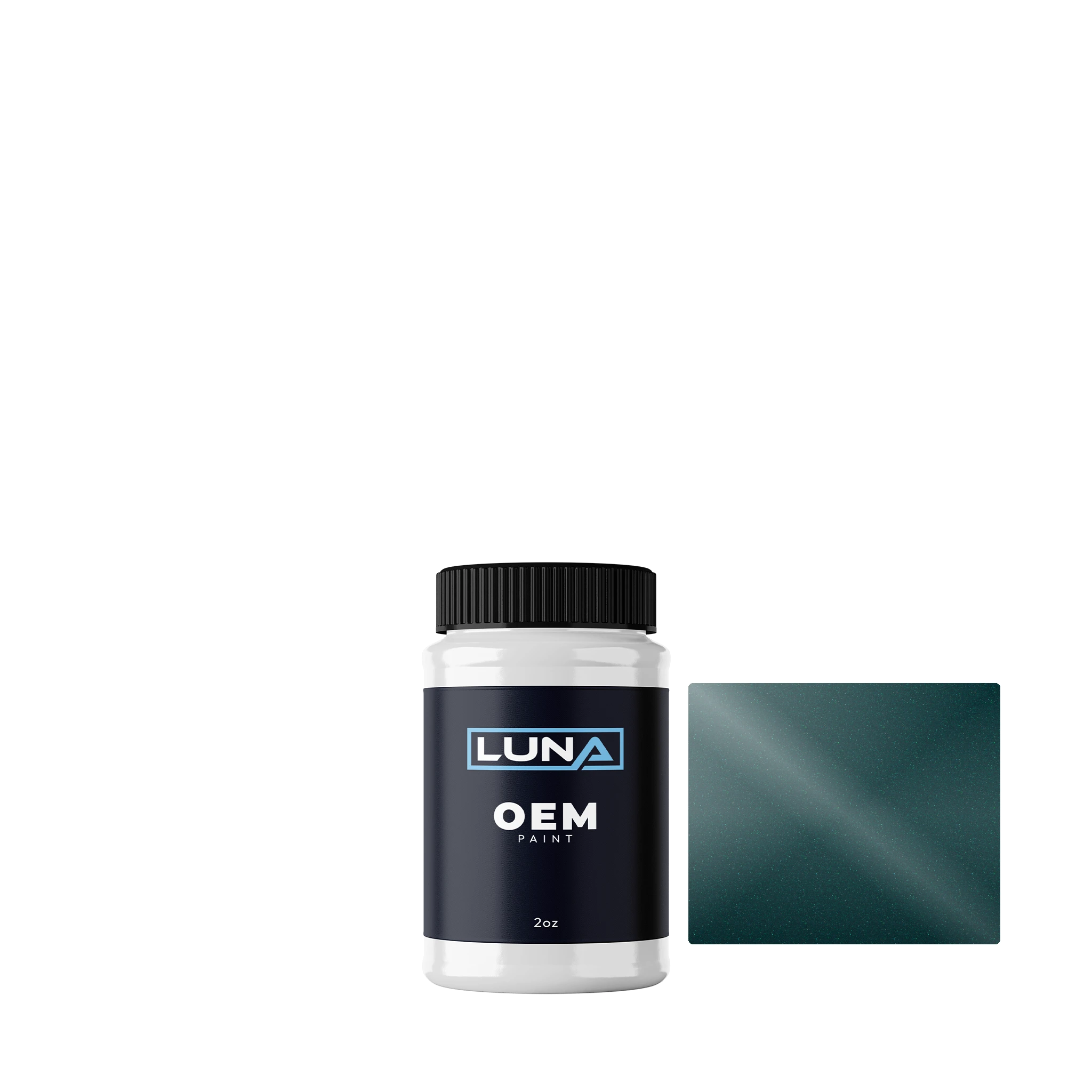 Jaguar Aquamarine P. JGY | Luna OEM Basecoat - 2oz Touch Up Bottle w/ Brush