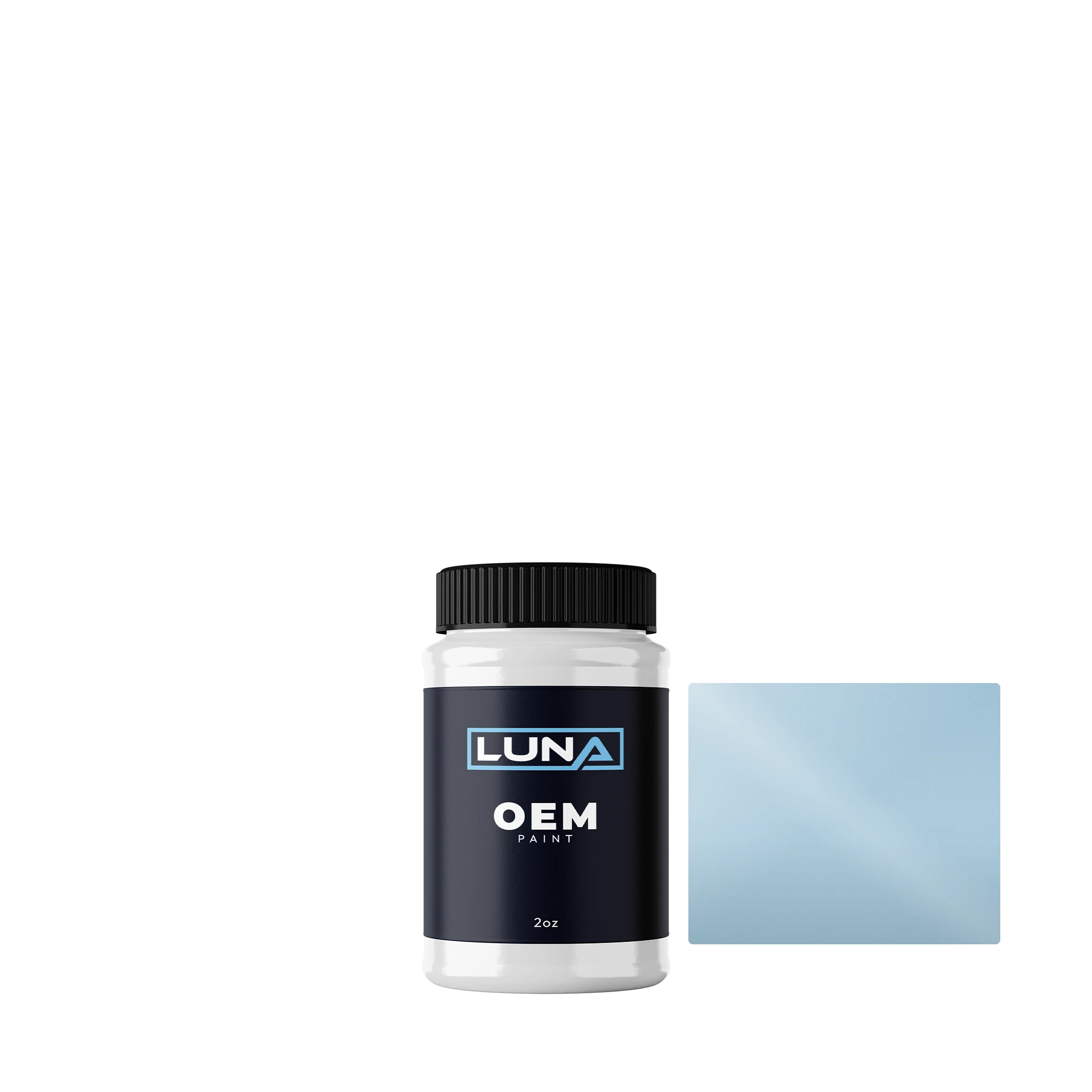 Chrysler USA Blue Sky B1 | Luna OEM Basecoat - 2oz Touch Up Bottle w/ Brush