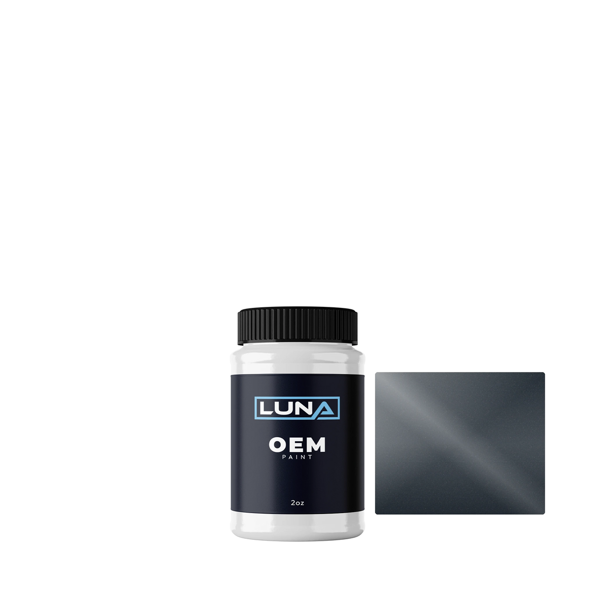 Hyundai Modish Grey M. NC | Luna OEM Basecoat - 2oz Touch Up Bottle w/ Brush