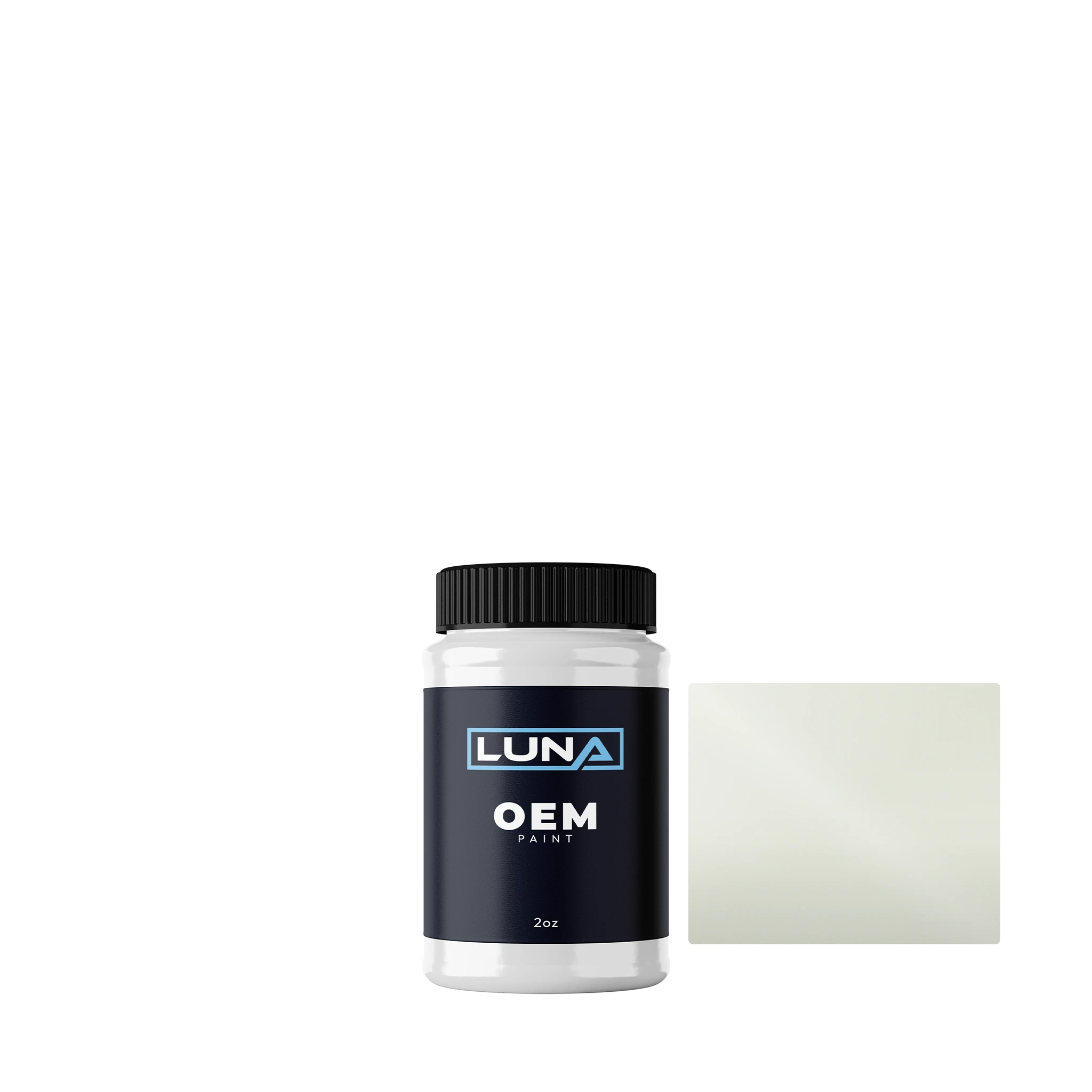 Hyundai Cotton White WAB | Luna OEM Basecoat - 2oz Touch Up Bottle w/ Brush