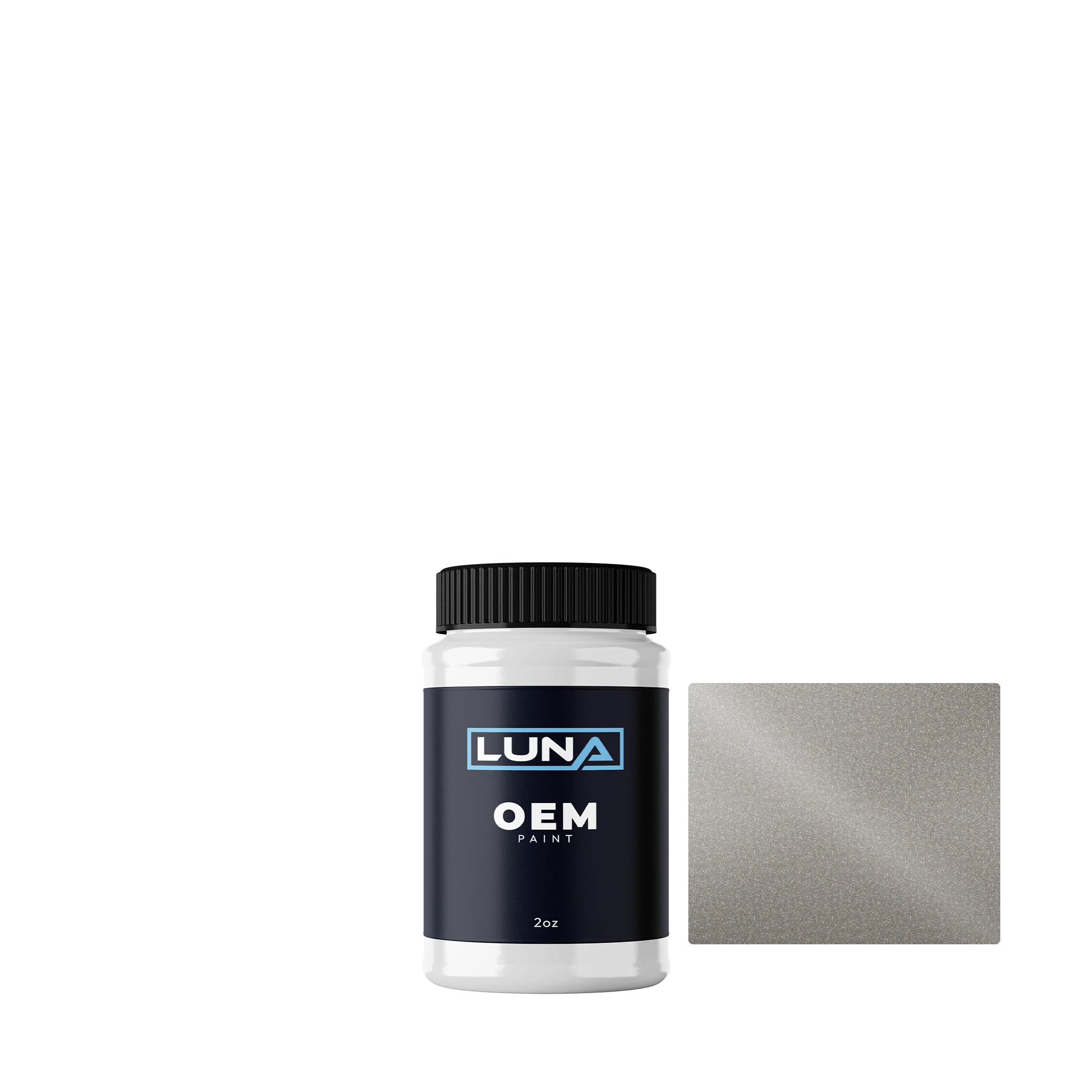 Audi | VW Perlsilber M. A7Z | Luna OEM Basecoat - 2oz Touch Up Bottle w/ Brush