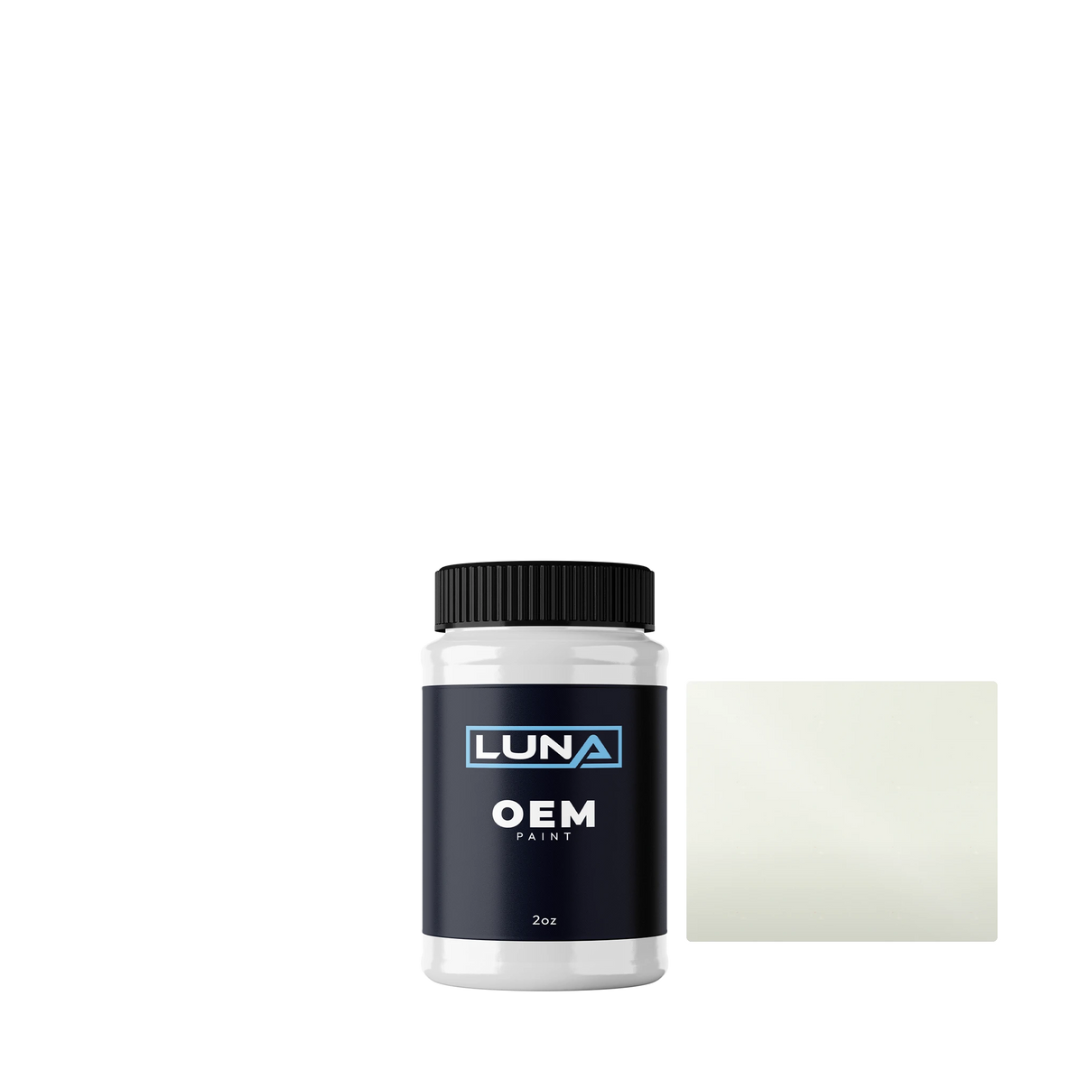 BMW Classicweiss 490 | Luna OEM Basecoat - 2oz Touch Up Bottle w/ Brush