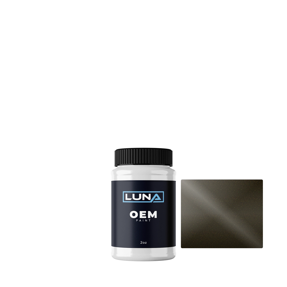 BMW Olivgruen M. 469 | Luna OEM Basecoat - 2oz Touch Up Bottle w/ Brush