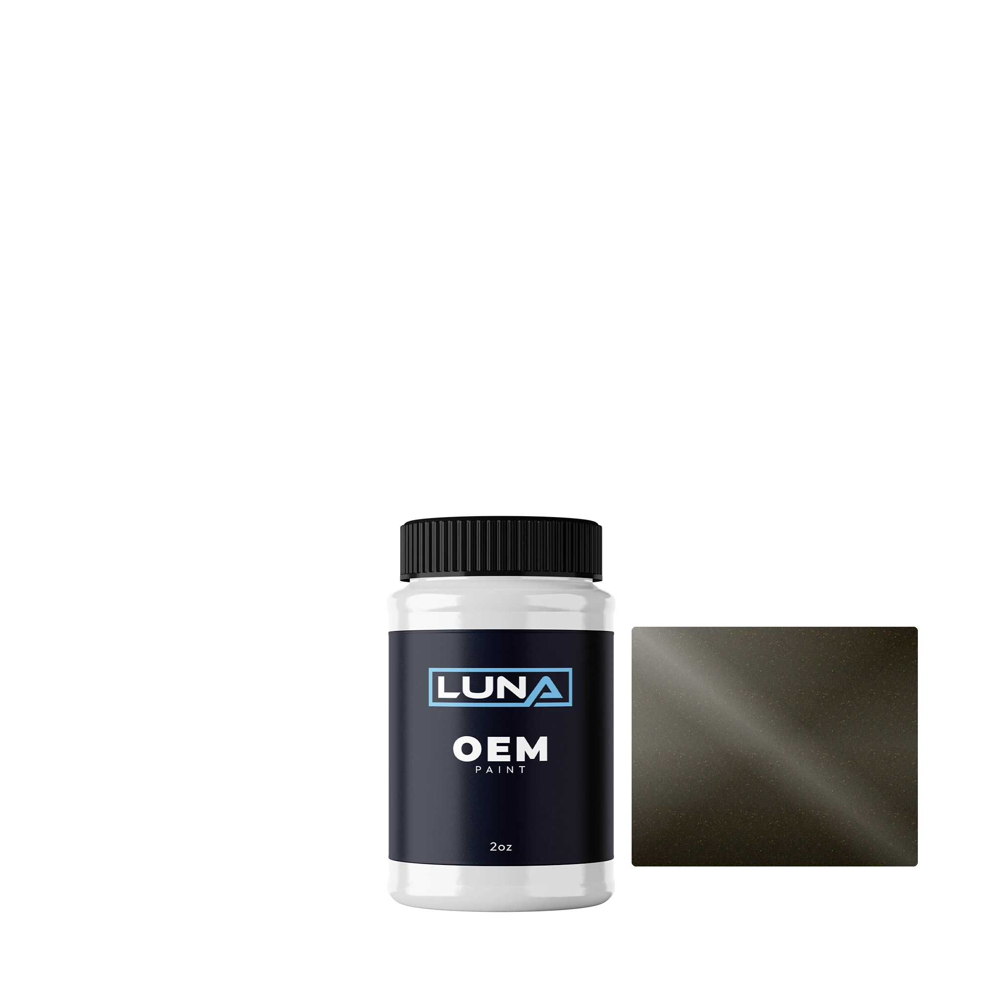BMW Olivgruen M. 469 | Luna OEM Basecoat - 2oz Touch Up Bottle w/ Brush