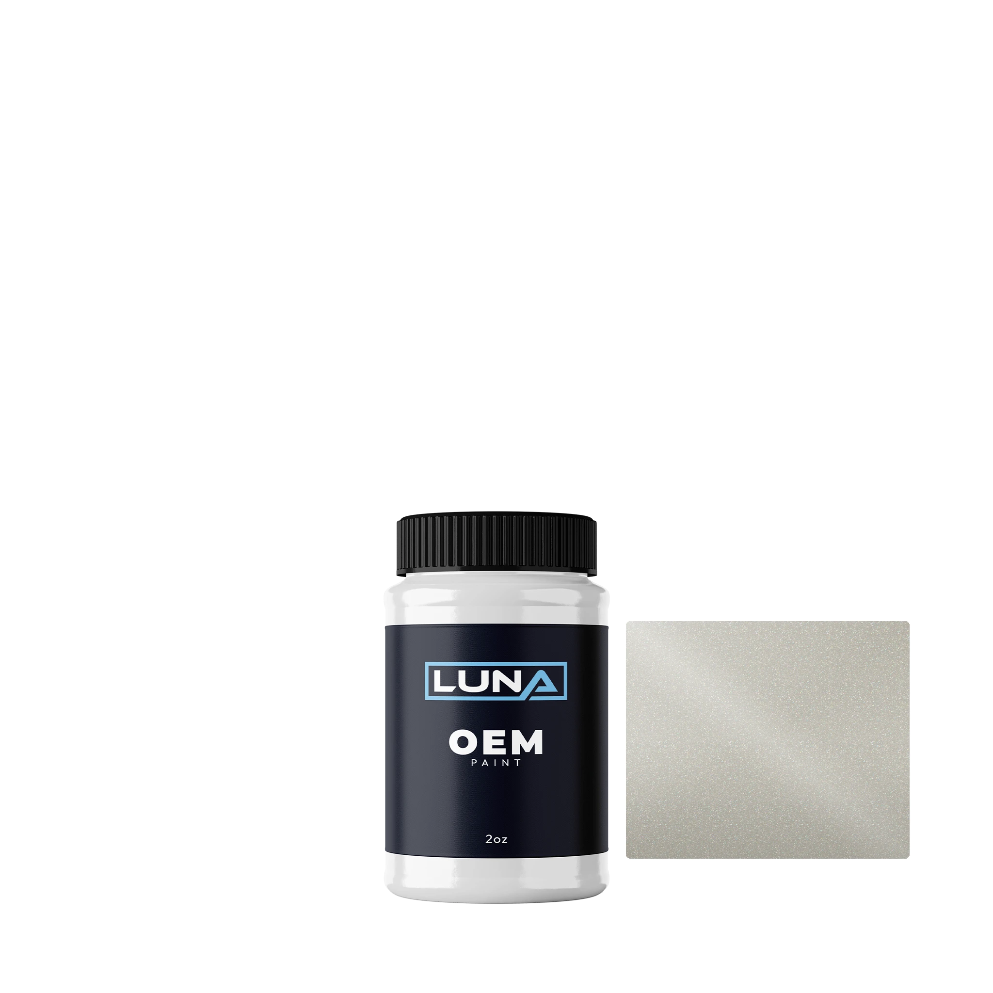 Alfa Romeo Bianco Nuvola M. 212A | Luna OEM Basecoat - 2oz Touch Up Bottle w/ Brush