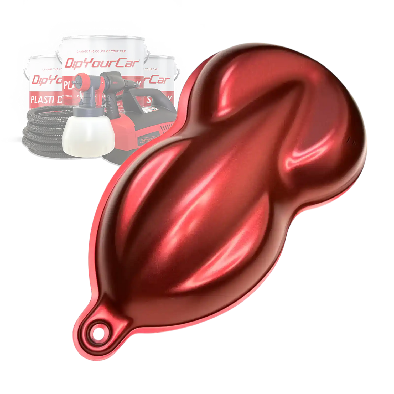 Carbon Red Peelable Car Kit