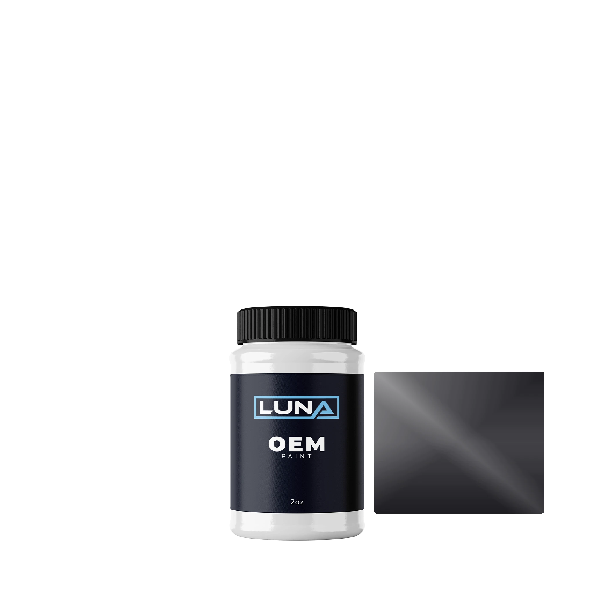 Yamaha Motorcycle Black M.-2c YAM179 | Luna OEM Basecoat - 2oz Touch Up Bottle w/ Brush