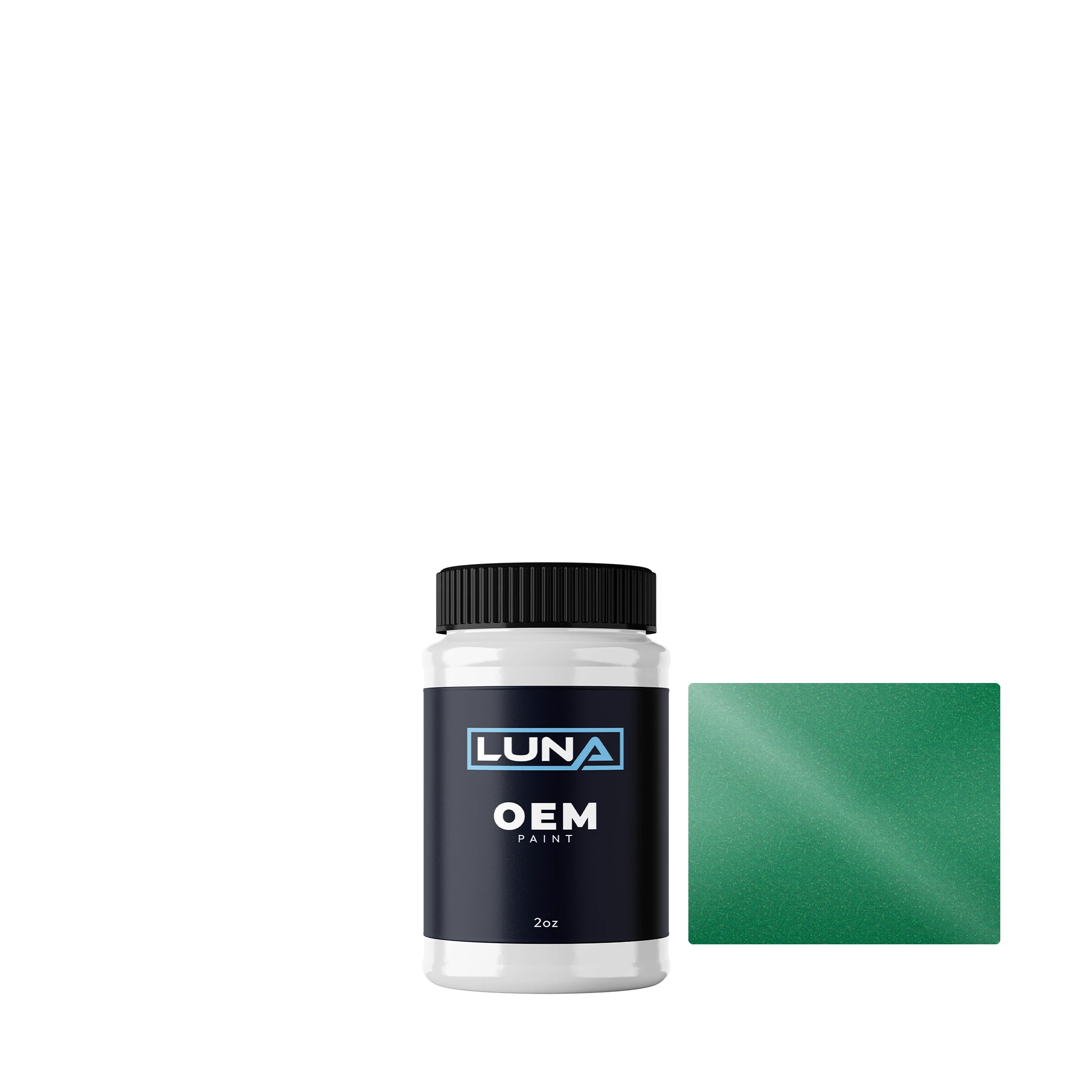 Honda | Acura Irish Green P. GY15P | Luna OEM Basecoat - 2oz Touch Up Bottle w/ Brush