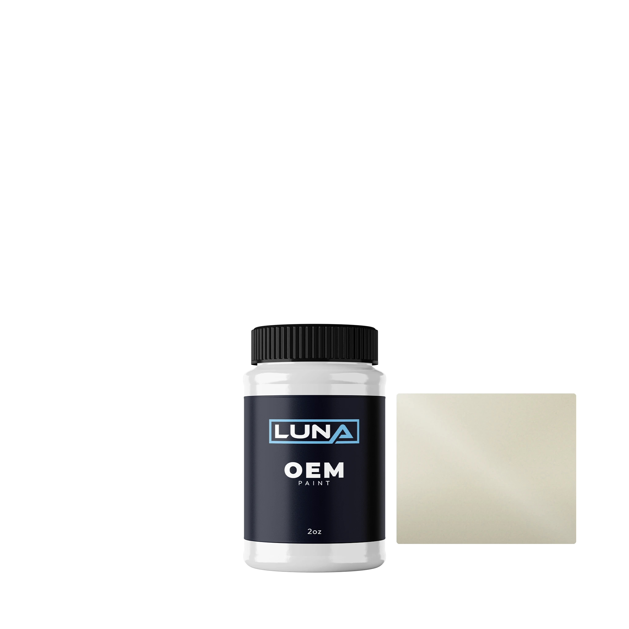 Kia New Vanilla Shake M. AYB | Luna OEM Basecoat - 2oz Touch Up Bottle w/ Brush