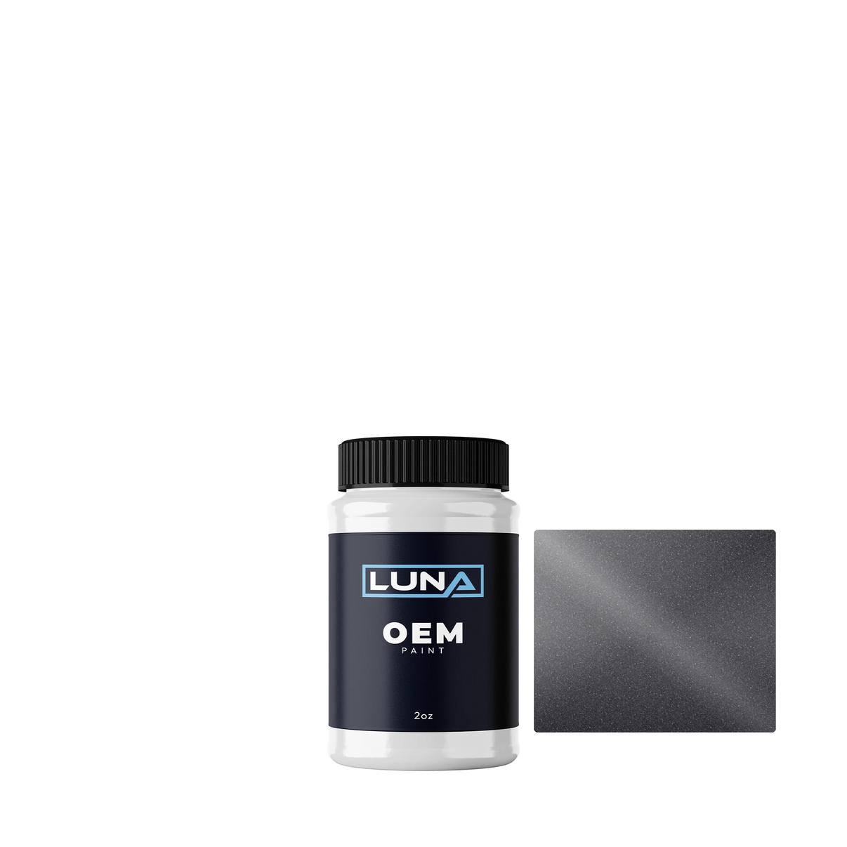 Hyundai Dark Grey M. 2 2E | Luna OEM Basecoat - 2oz Touch Up Bottle w/ Brush