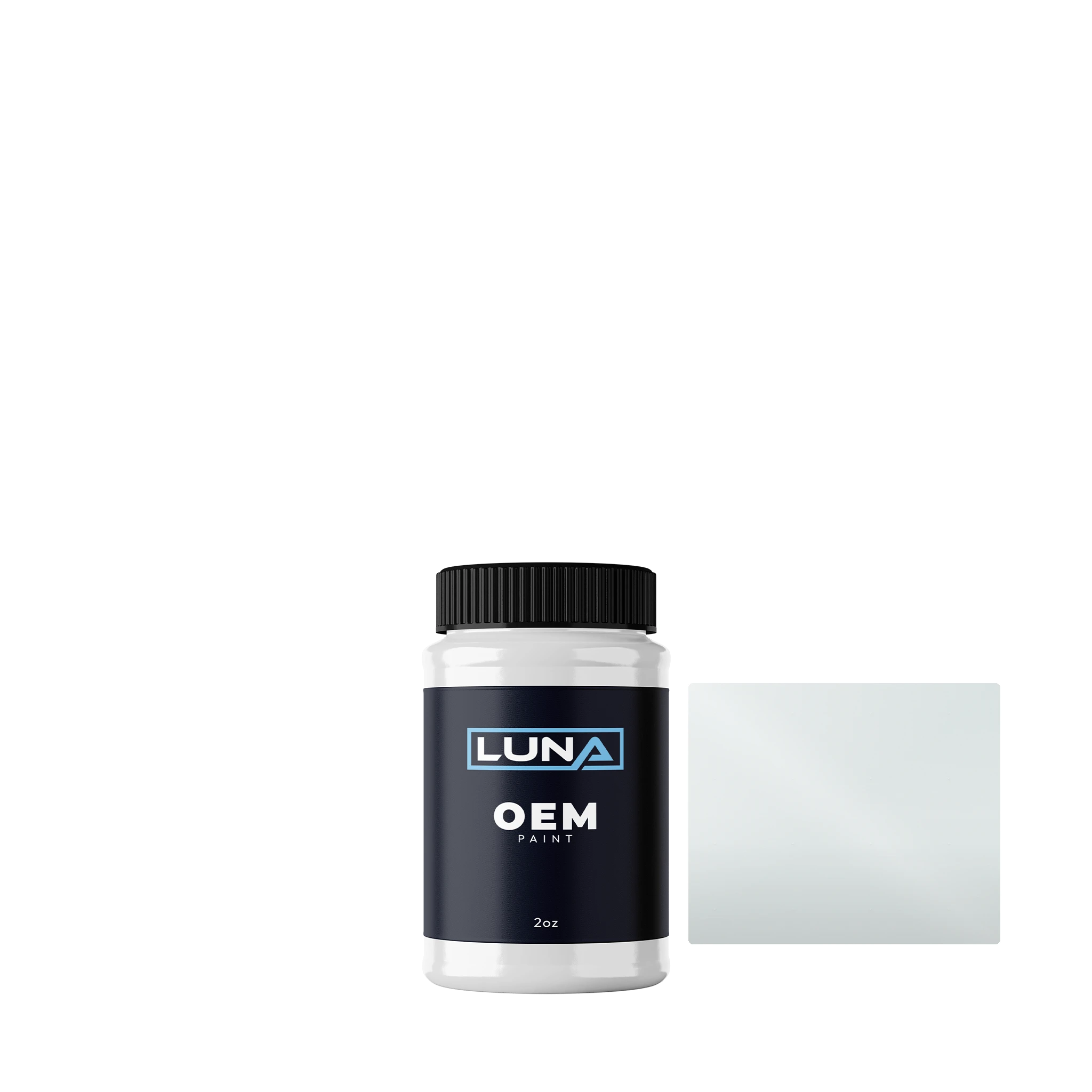 Austin Rover Mint White T09 | Luna OEM Basecoat - 2oz Touch Up Bottle w/ Brush