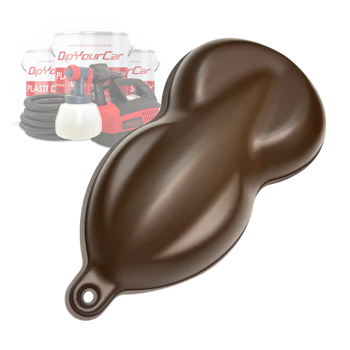 Chocolate Brown Peelable Car Kit