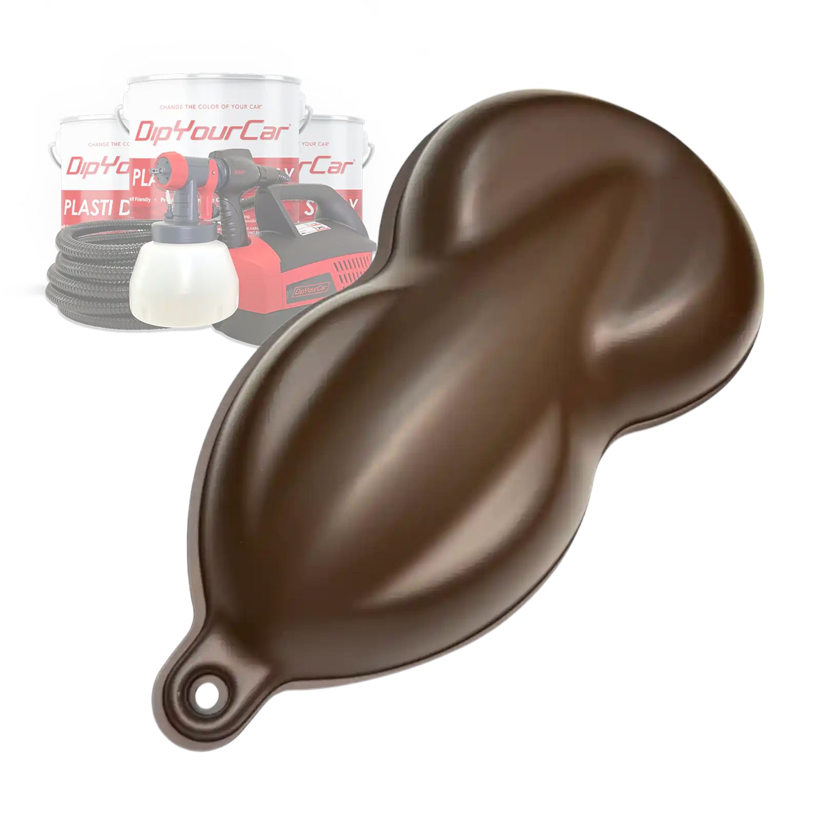 Chocolate Brown Peelable Car Kit