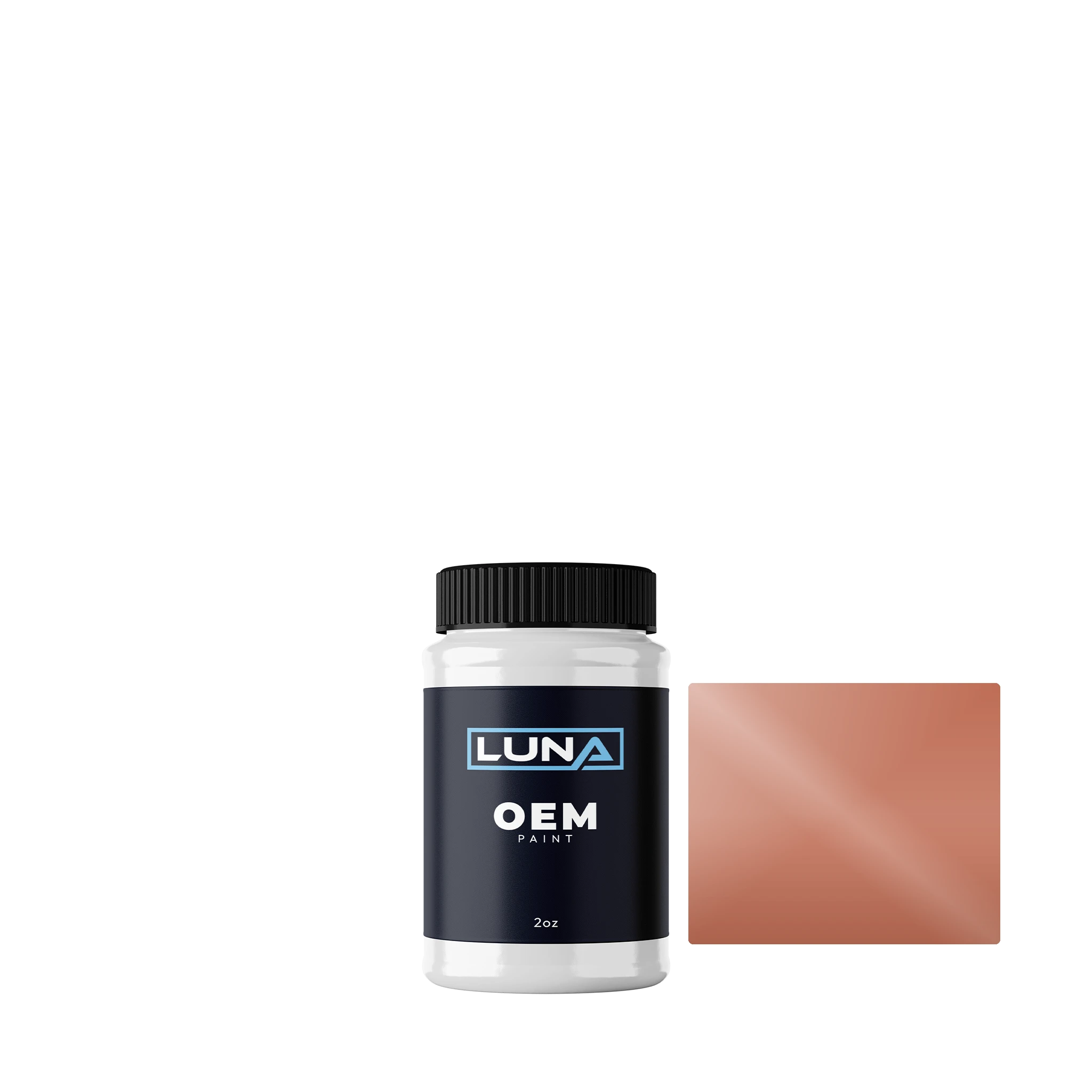 Volvo Rot Kupfer M. 158 | Luna OEM Basecoat - 2oz Touch Up Bottle w/ Brush