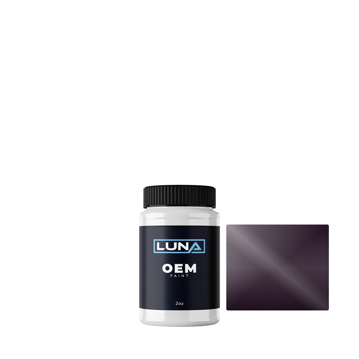 Toyota Dark Purple P. M. 945 | Luna OEM Basecoat - 2oz Touch Up Bottle w/ Brush