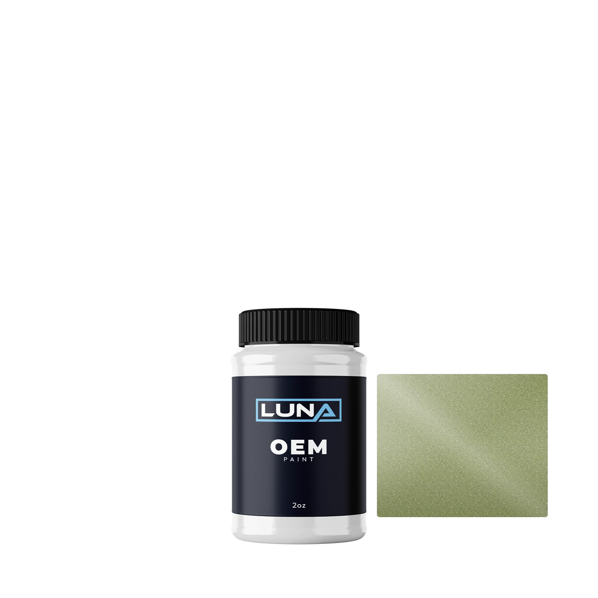 Landrover Colima Lime M. 829 | Luna OEM Basecoat - 2oz Touch Up Bottle w/ Brush