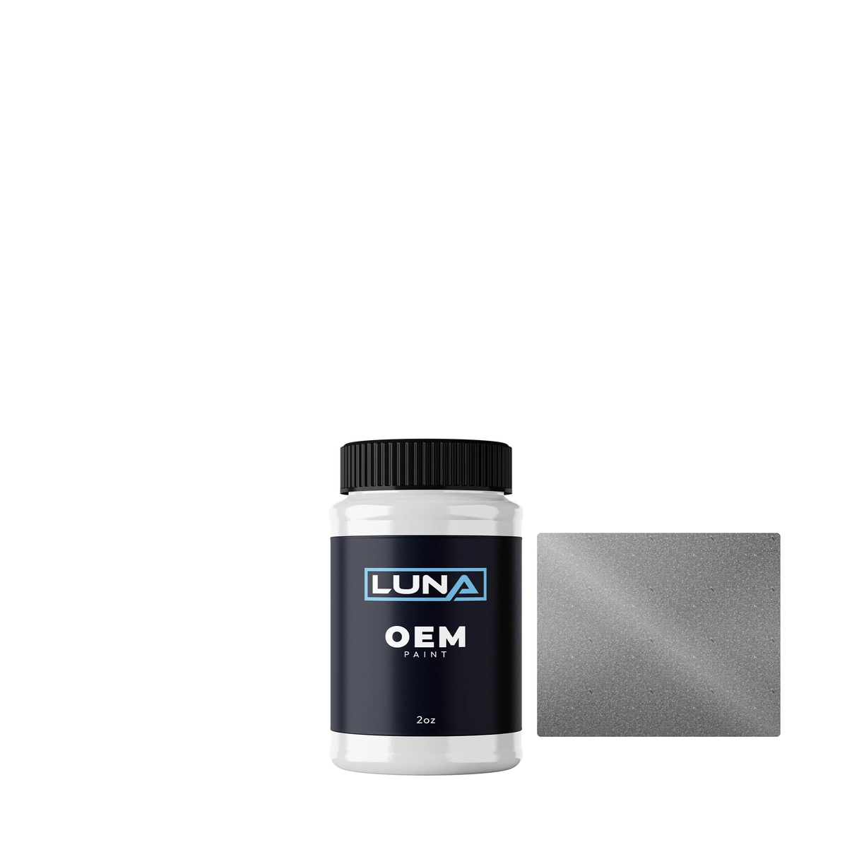Suzuki Medium Silver M. 1 ZU1 | Luna OEM Basecoat - 2oz Touch Up Bottle w/ Brush