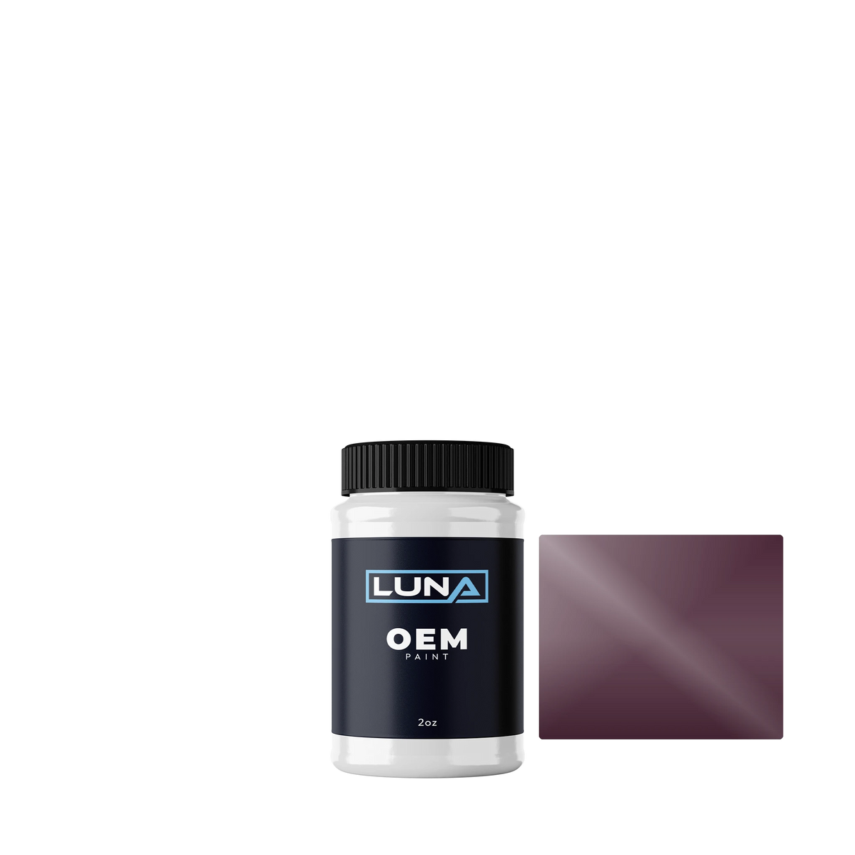 Tata Deep Purple M. TA022 | Luna OEM Basecoat - 2oz Touch Up Bottle w/ Brush