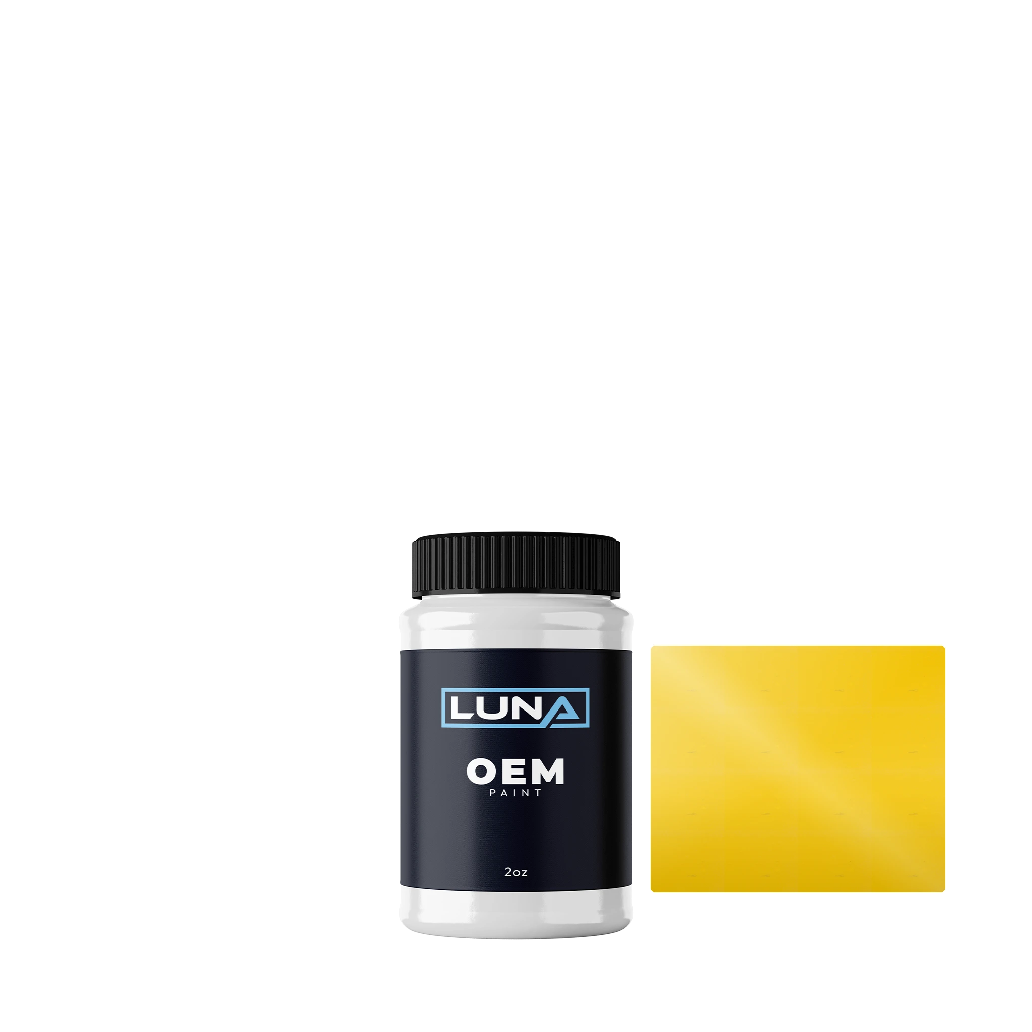 Kia Sunset Yellow 1 S7Y | Luna OEM Basecoat - 2oz Touch Up Bottle w/ Brush