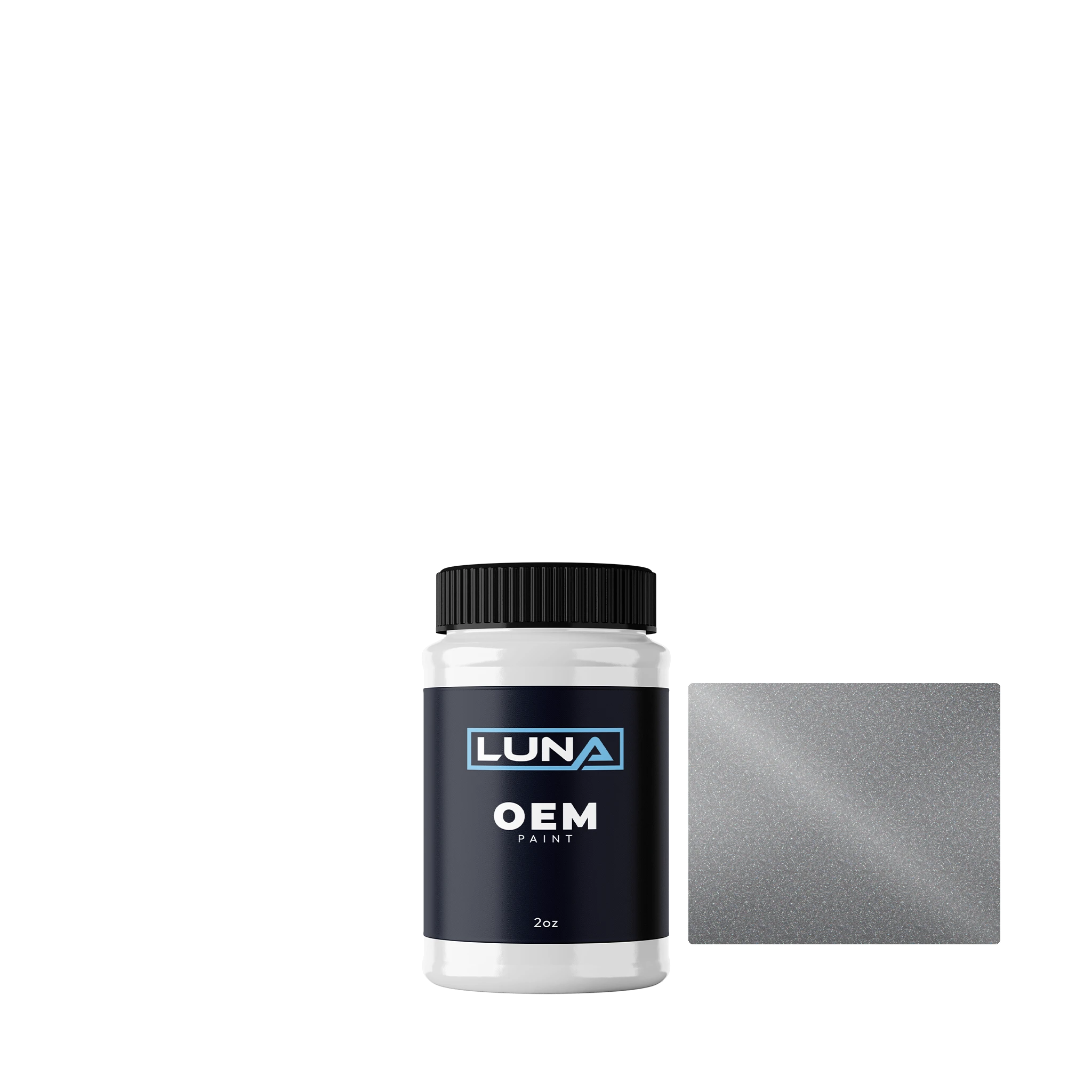 Seat Florettsilber M. L5 | Luna OEM Basecoat - 2oz Touch Up Bottle w/ Brush