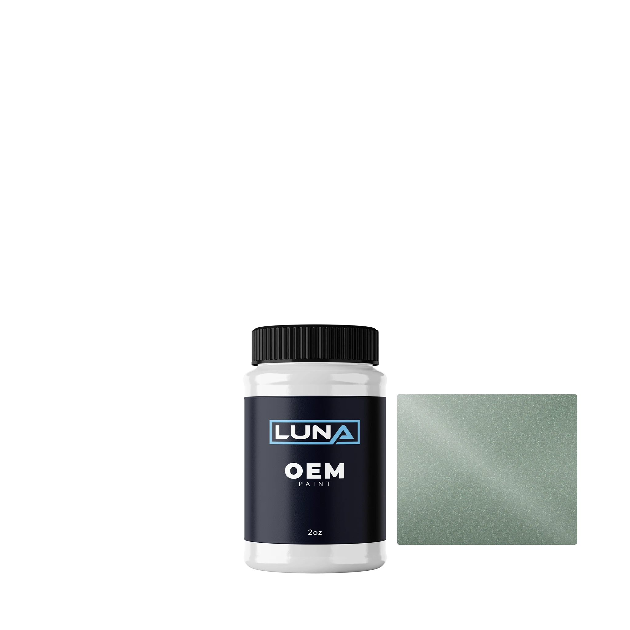 Opel Silbergruen M. 41 | Luna OEM Basecoat - 2oz Touch Up Bottle w/ Brush