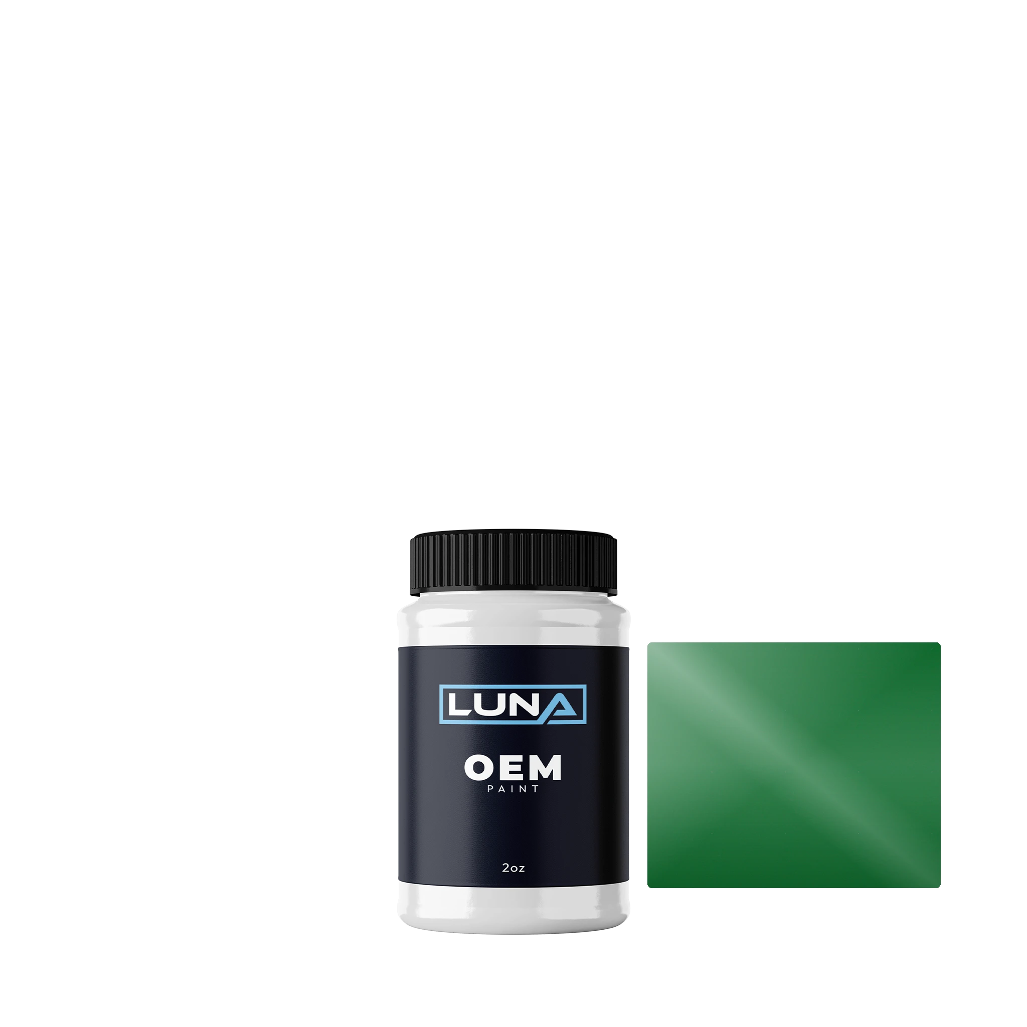Opel Smaragdgruen 621 | Luna OEM Basecoat - 2oz Touch Up Bottle w/ Brush