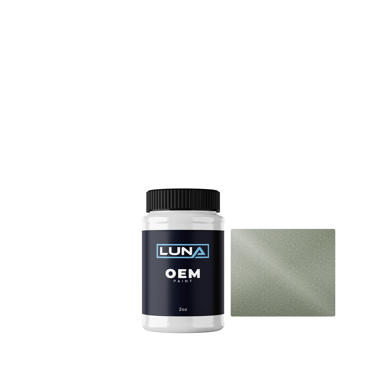 Toyota Light Green M. 6H1 | Luna OEM Basecoat - 2oz Touch Up Bottle w/ Brush