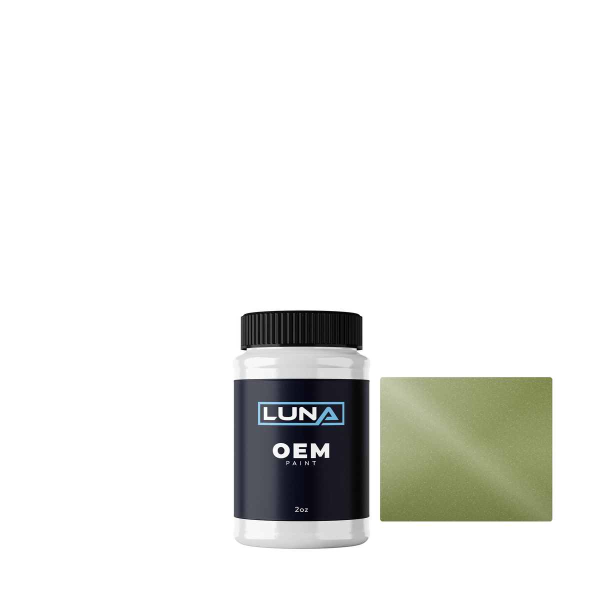 Mitsubishi Yellow/lawn Green M. L06 | Luna OEM Basecoat - 2oz Touch Up Bottle w/ Brush