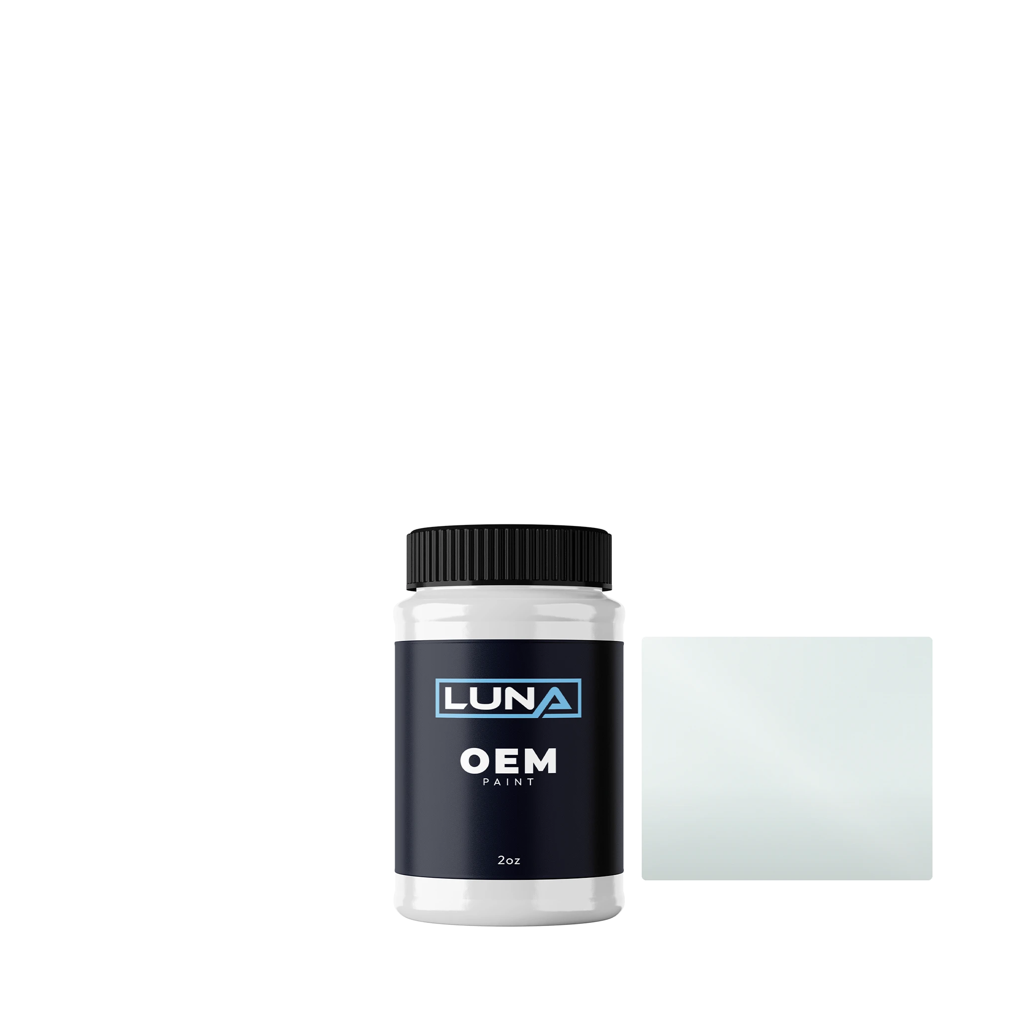 Lada Iceberg 204 | Luna OEM Basecoat - 2oz Touch Up Bottle w/ Brush