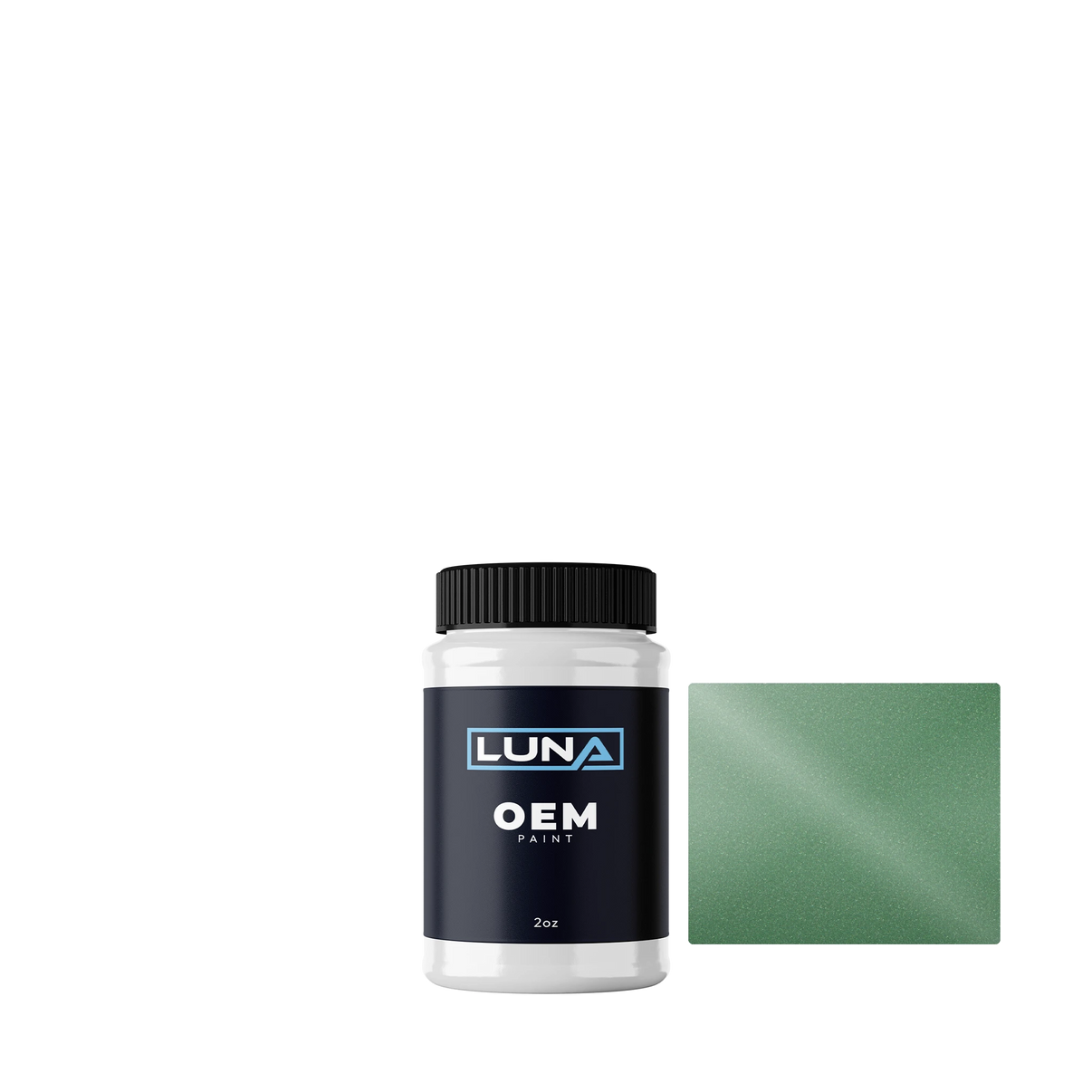 Opel Jadegruen M. 314 | Luna OEM Basecoat - 2oz Touch Up Bottle w/ Brush