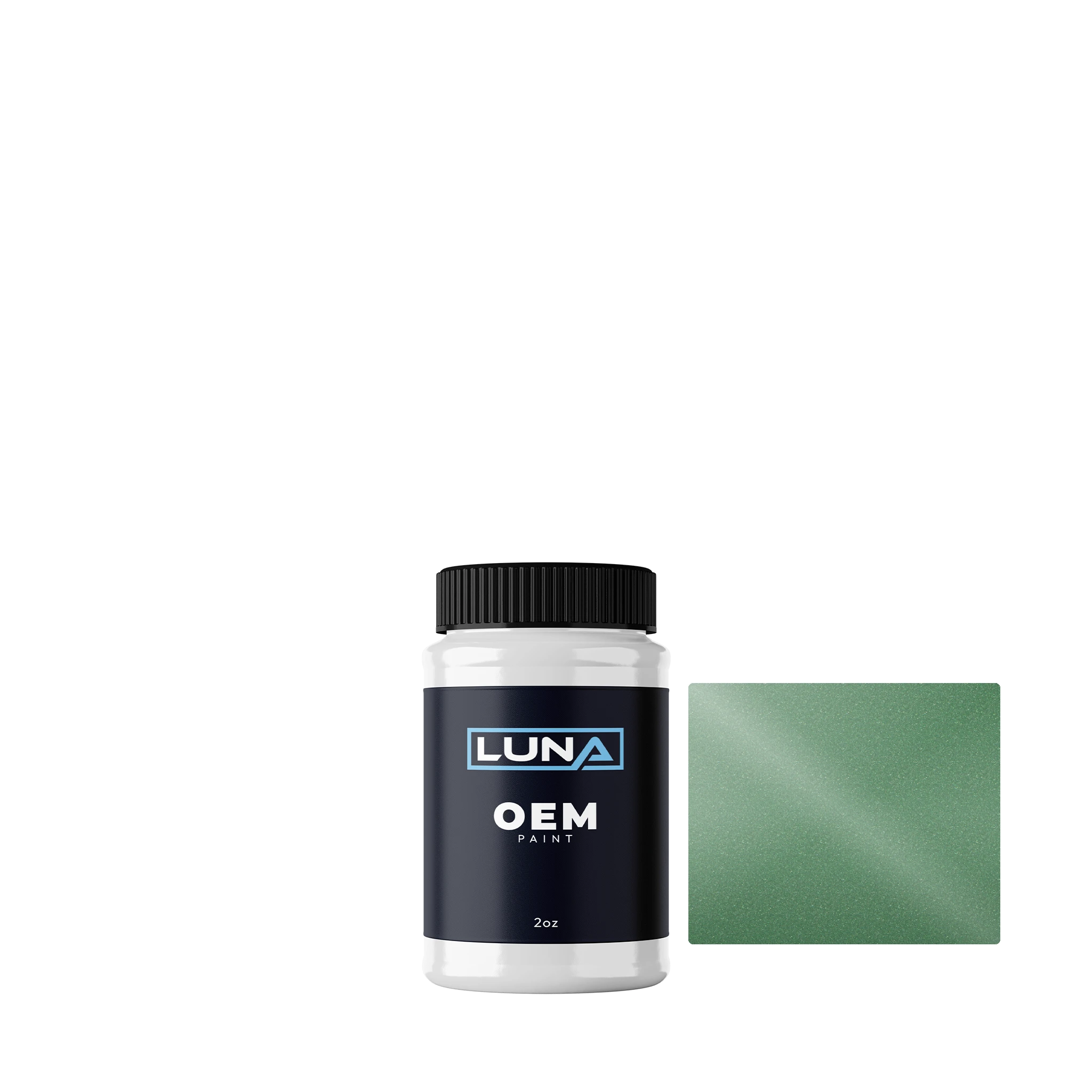 Opel Jadegruen M. 314 | Luna OEM Basecoat - 2oz Touch Up Bottle w/ Brush