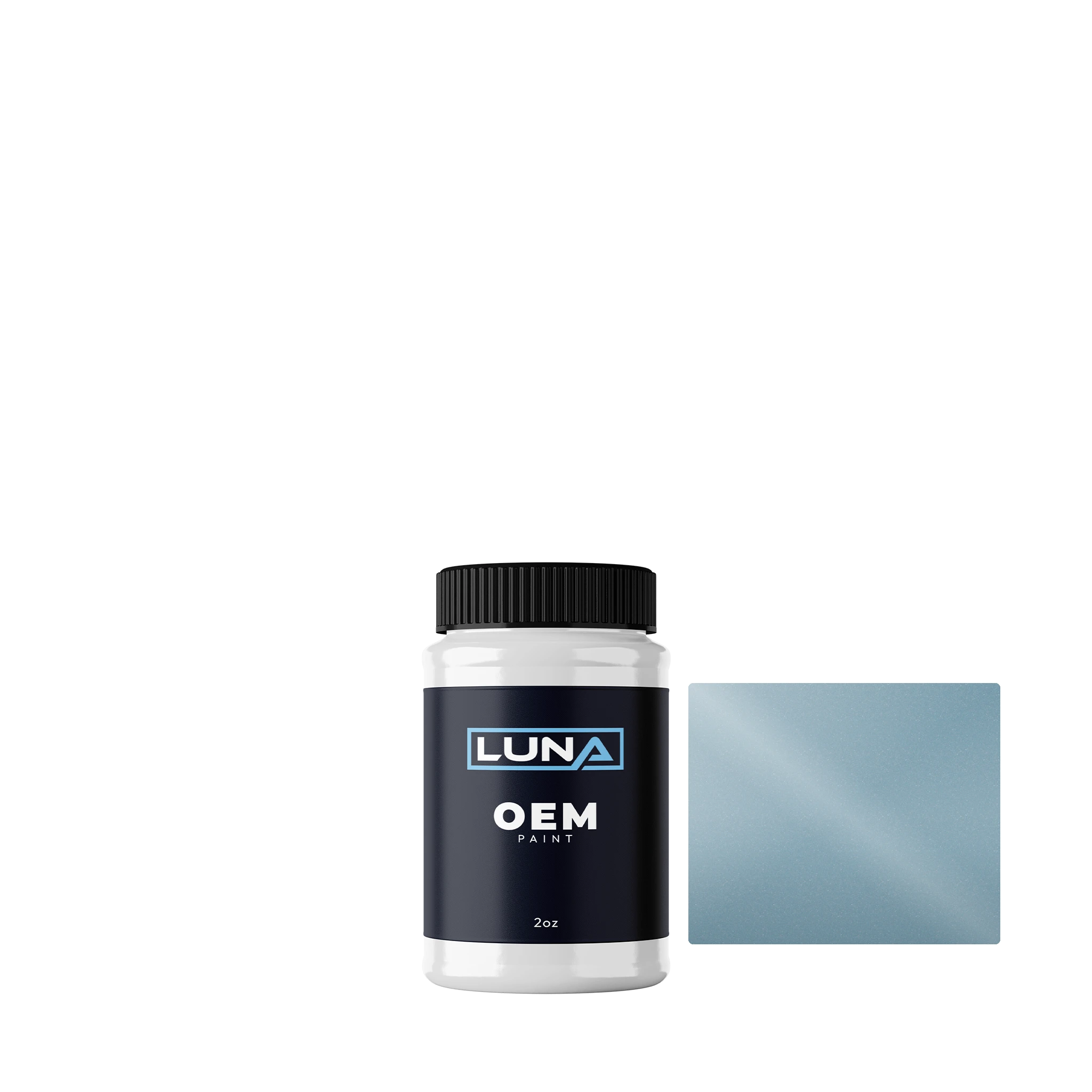 Maruti Frost Blue M. ZFQ | Luna OEM Basecoat - 2oz Touch Up Bottle w/ Brush