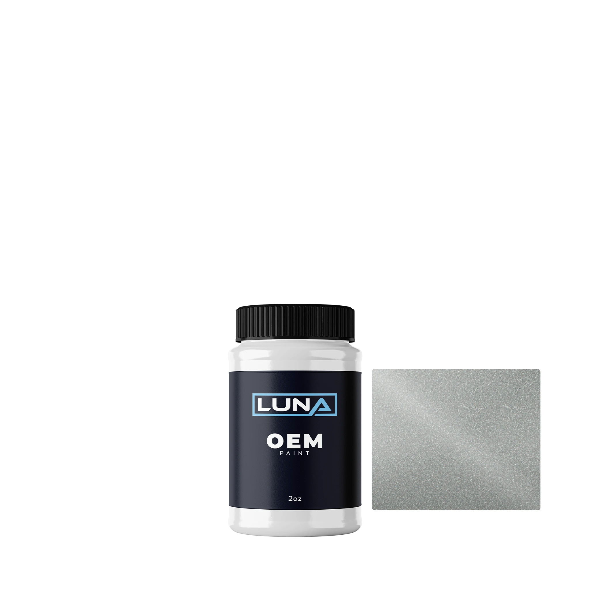 Ford Silver Stone M. YS | Luna OEM Basecoat - 2oz Touch Up Bottle w/ Brush