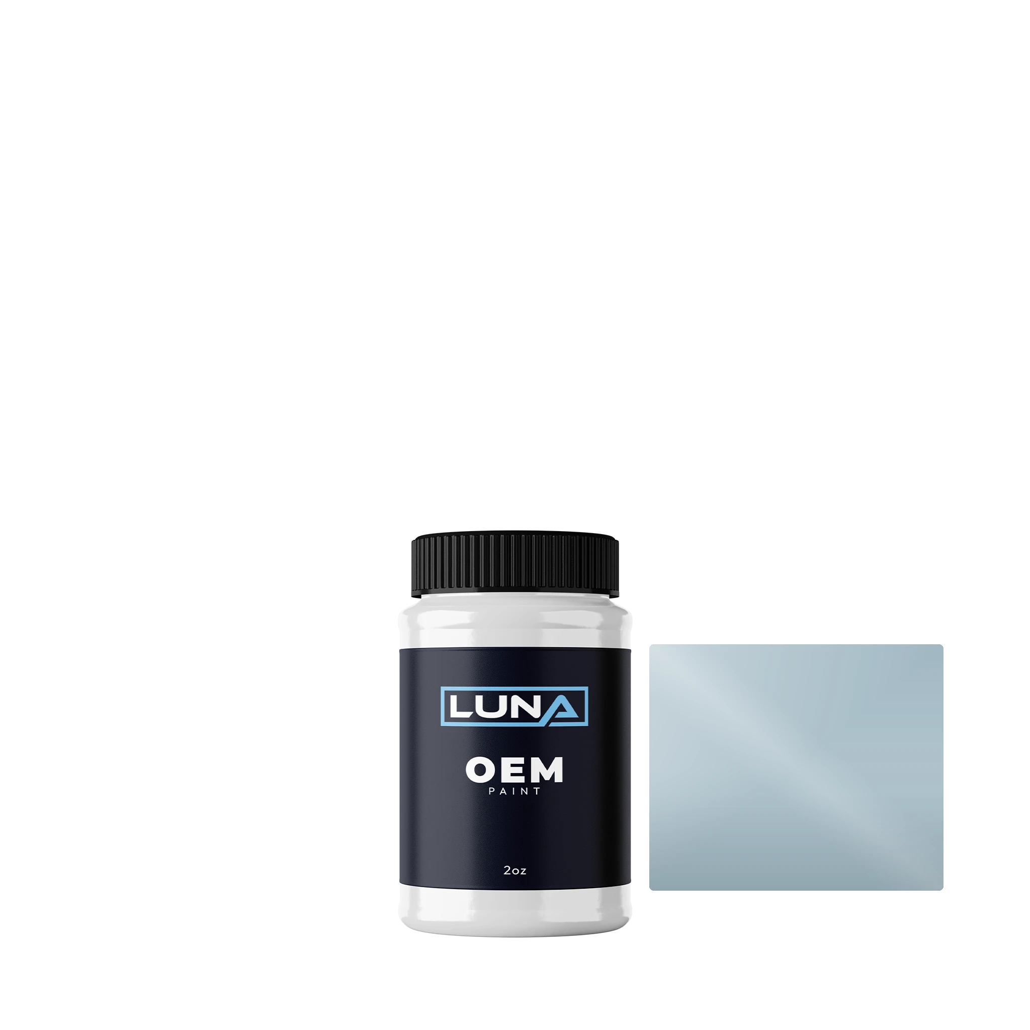 BMW Motorcycle Frost Blau M. - 2c 758 | Luna OEM Basecoat - 2oz Touch Up Bottle w/ Brush