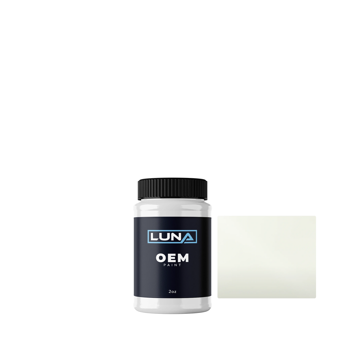 Lotus Lotus/monaco White 0526 | Luna OEM Basecoat - 2oz Touch Up Bottle w/ Brush