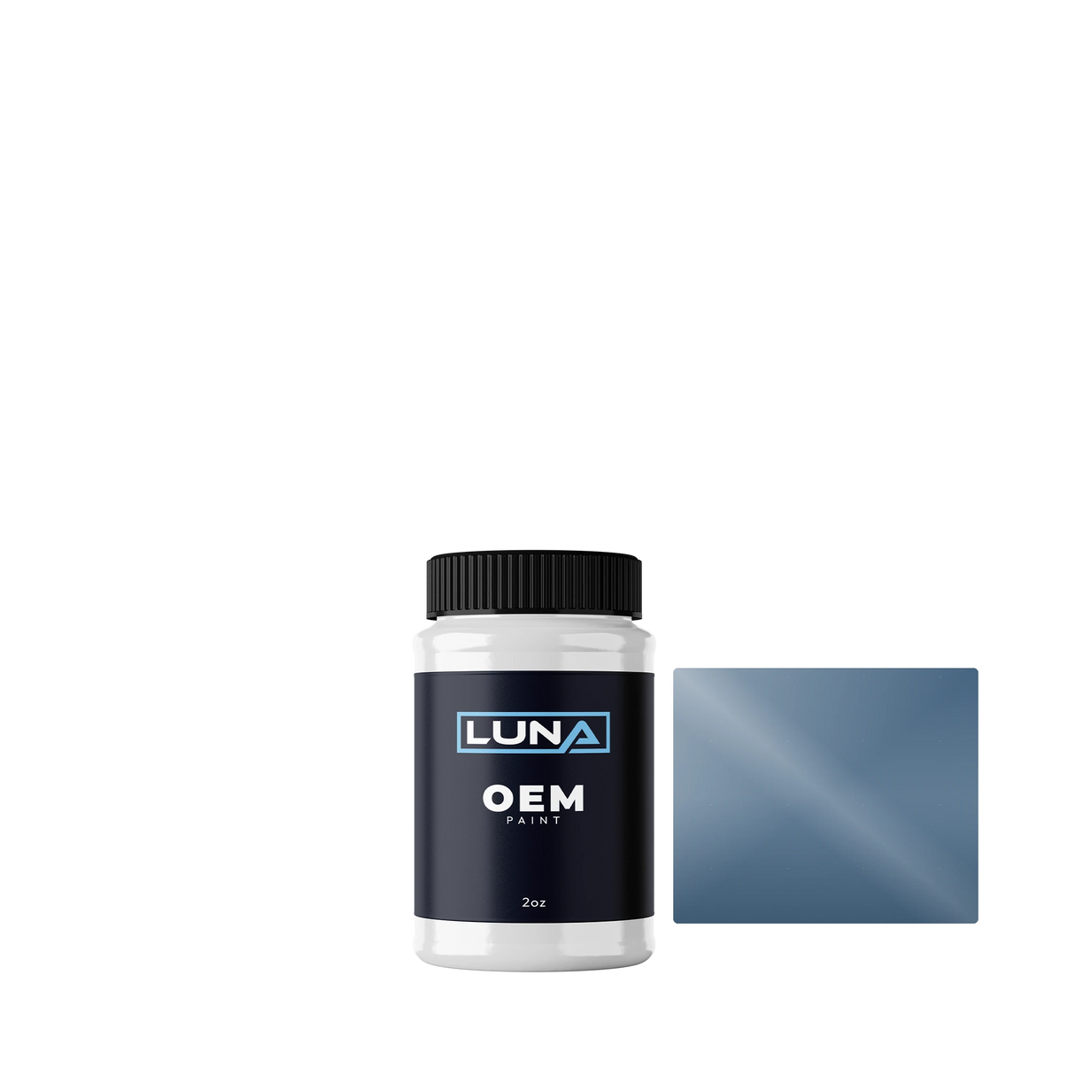 Daf Lipari Blue H3427 | Luna OEM Basecoat - 2oz Touch Up Bottle w/ Brush