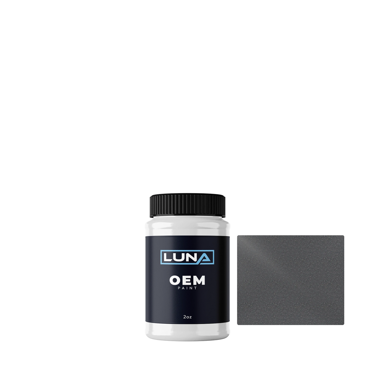 General Motors Dark Gray M. WA5070 | Luna OEM Basecoat - 2oz Touch Up Bottle w/ Brush