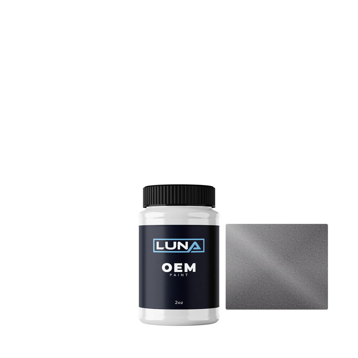 Audi | VW Pyrit Silver M. LB7S | Luna OEM Basecoat - 2oz Touch Up Bottle w/ Brush