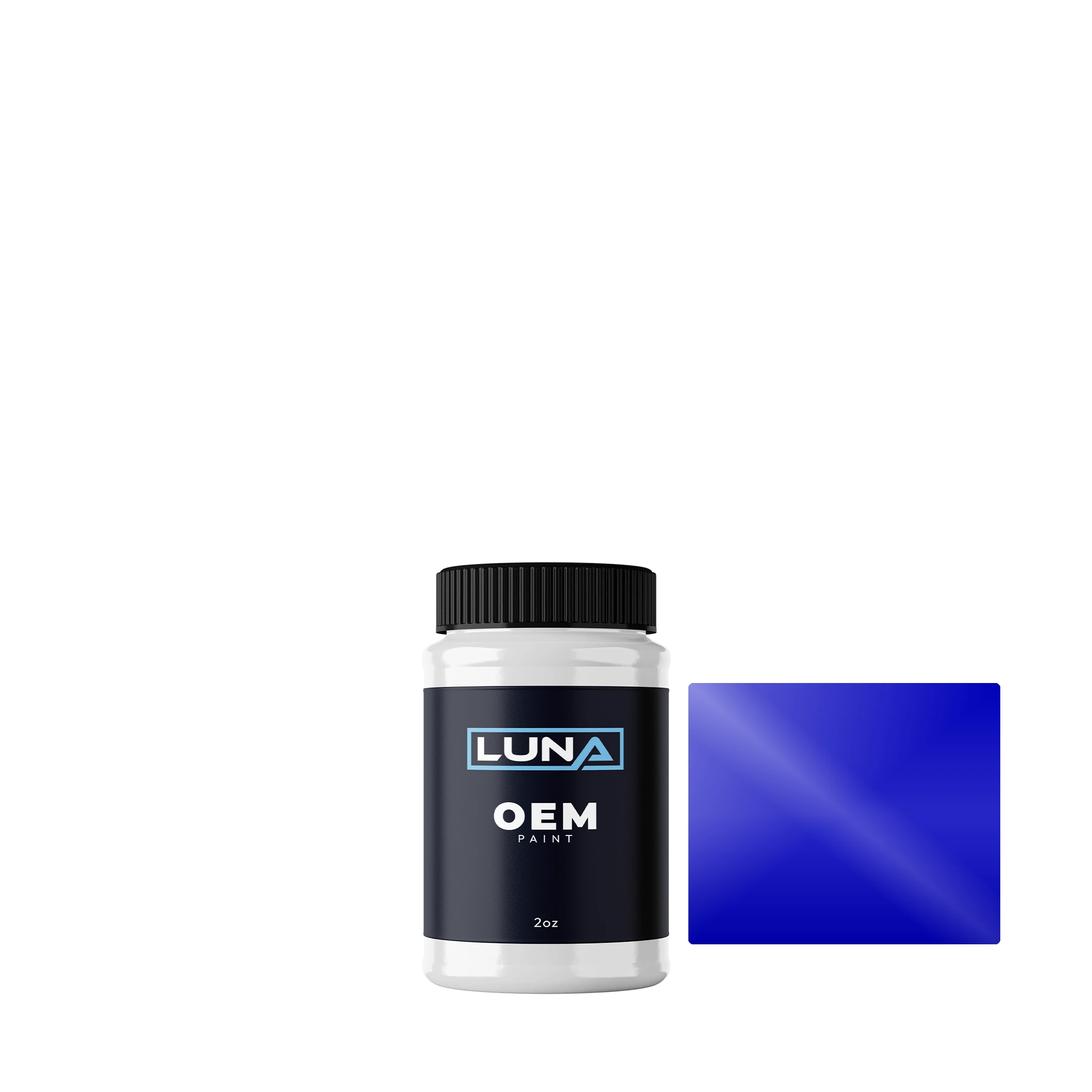 Honda Motorcycle Blue P.-3c HON350 | Luna OEM Basecoat - 2oz Touch Up Bottle w/ Brush