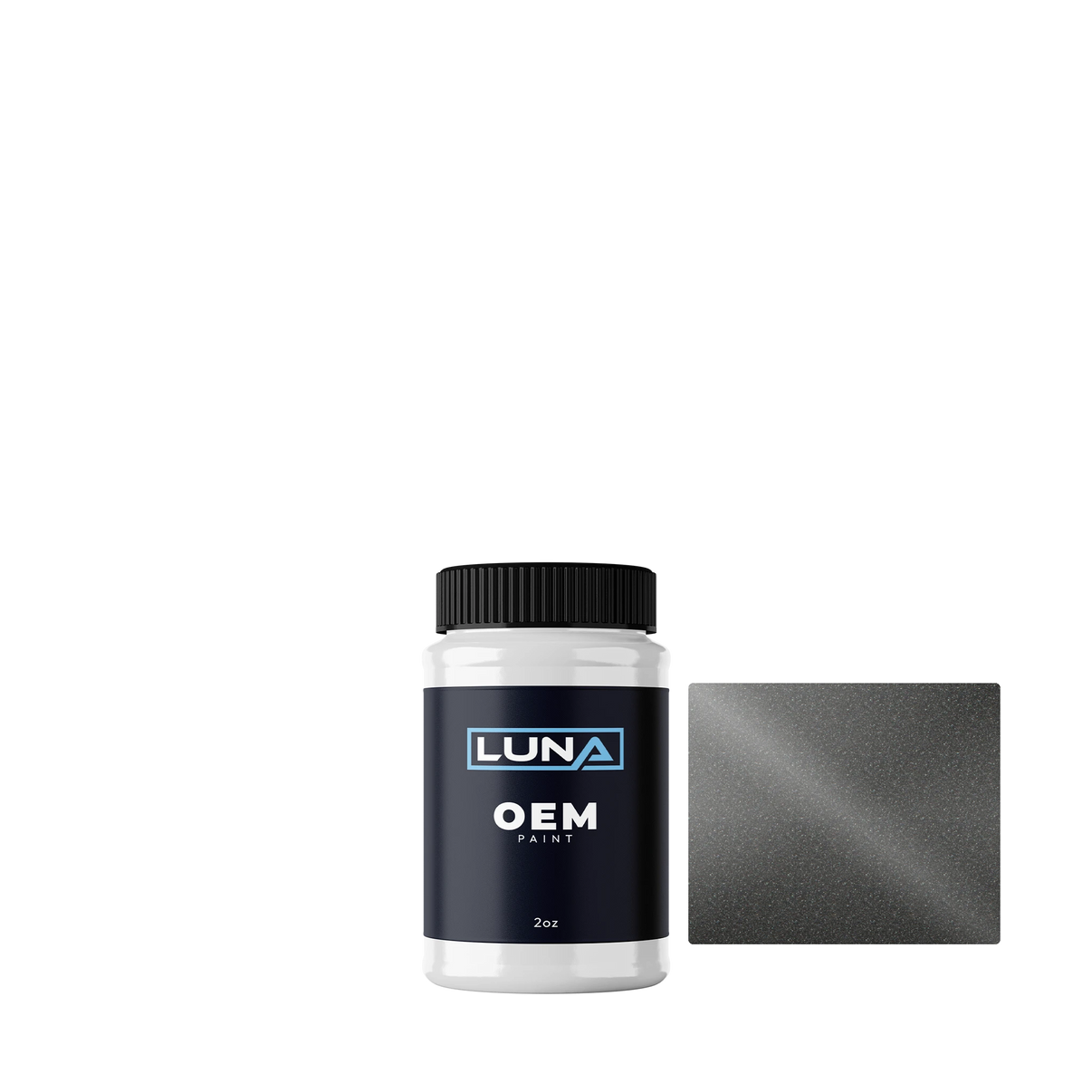 Ford Usa Sterling Grey M. 2 UJ-7205 | Luna OEM Basecoat - 2oz Touch Up Bottle w/ Brush