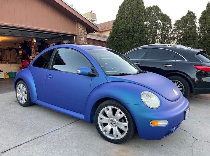 Persian Blue Peelable Car Kit on a customer car