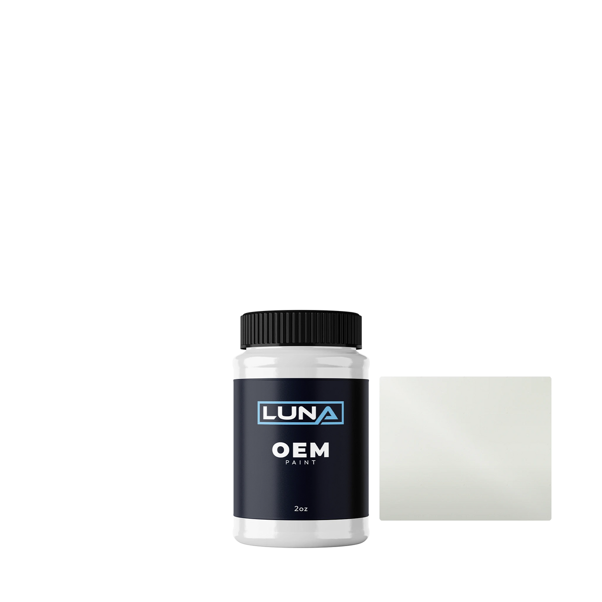 Skoda Sugar White L102 | Luna OEM Basecoat - 2oz Touch Up Bottle w/ Brush