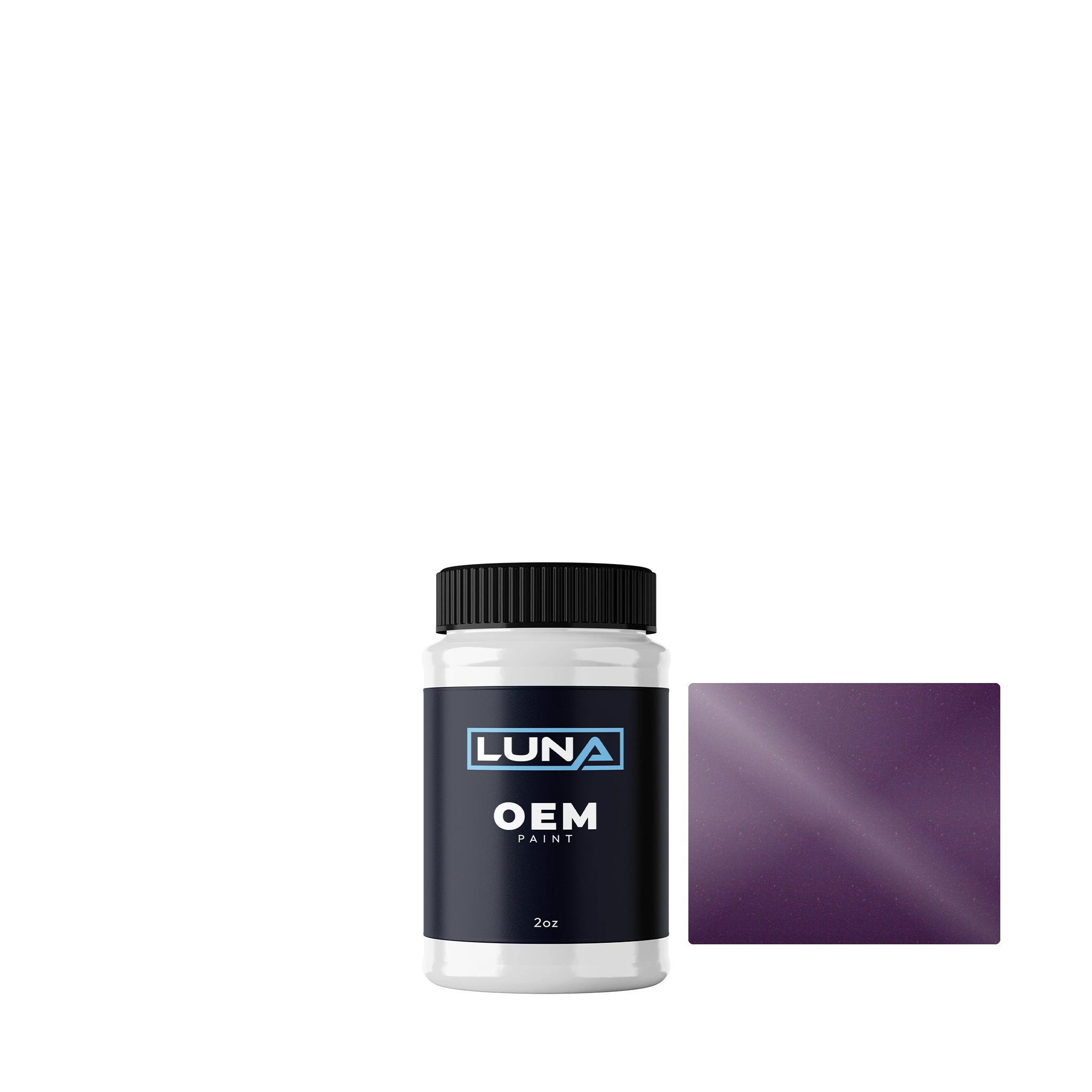 Ford Usa Royal Plum P. M. GS-6701 | Luna OEM Basecoat - 2oz Touch Up Bottle w/ Brush
