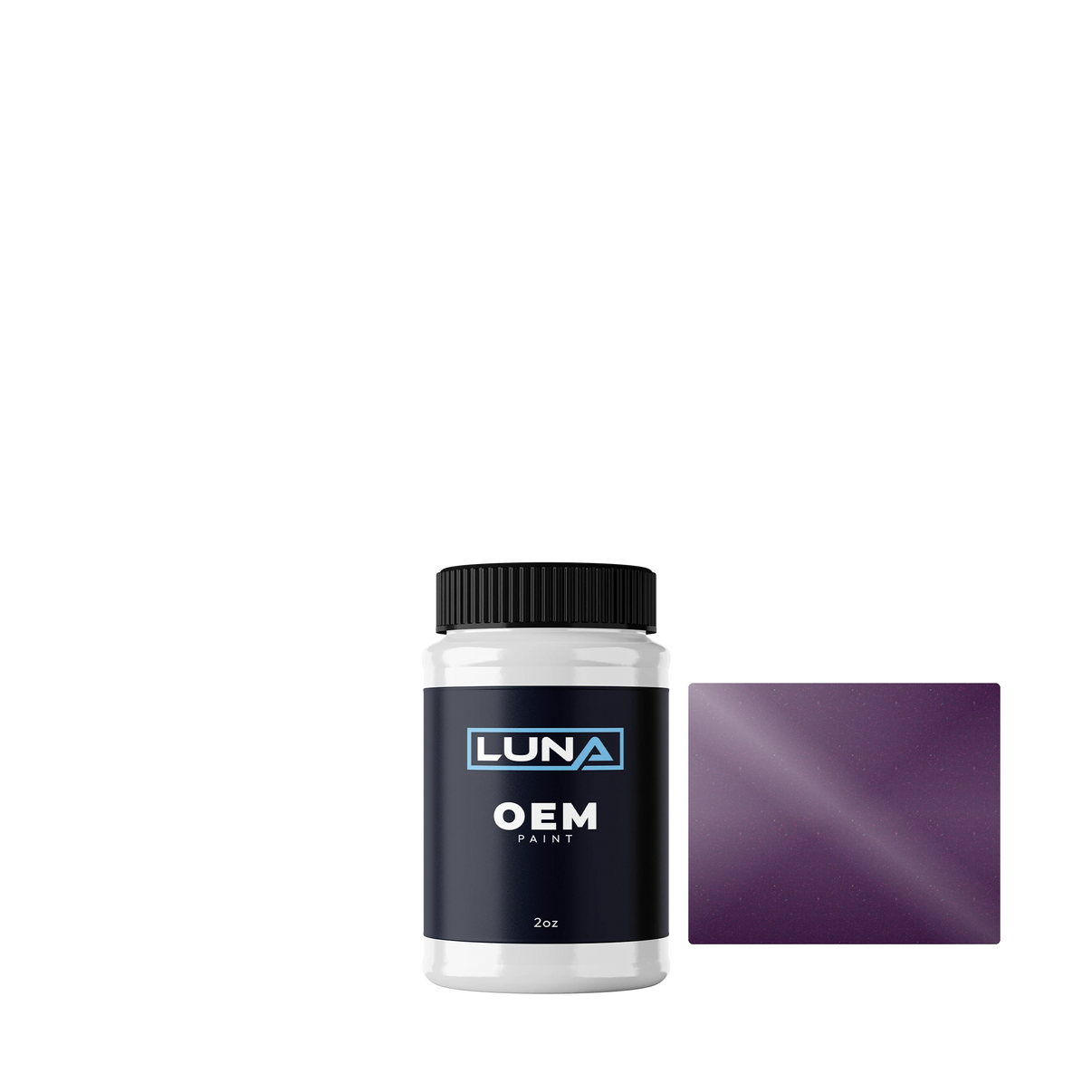 Ford Usa Royal Plum P. M. M6701 | Luna OEM Basecoat - 2oz Touch Up Bottle w/ Brush