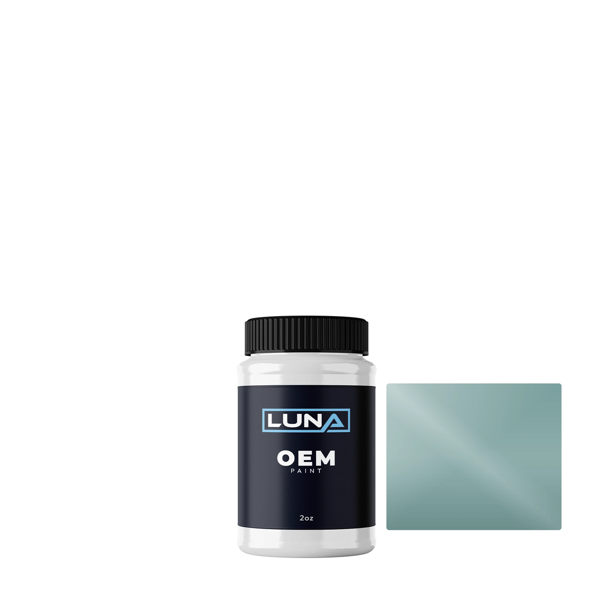 Gen. Motors Usa Turquoise M. WE5162 | Luna OEM Basecoat - 2oz Touch Up Bottle w/ Brush