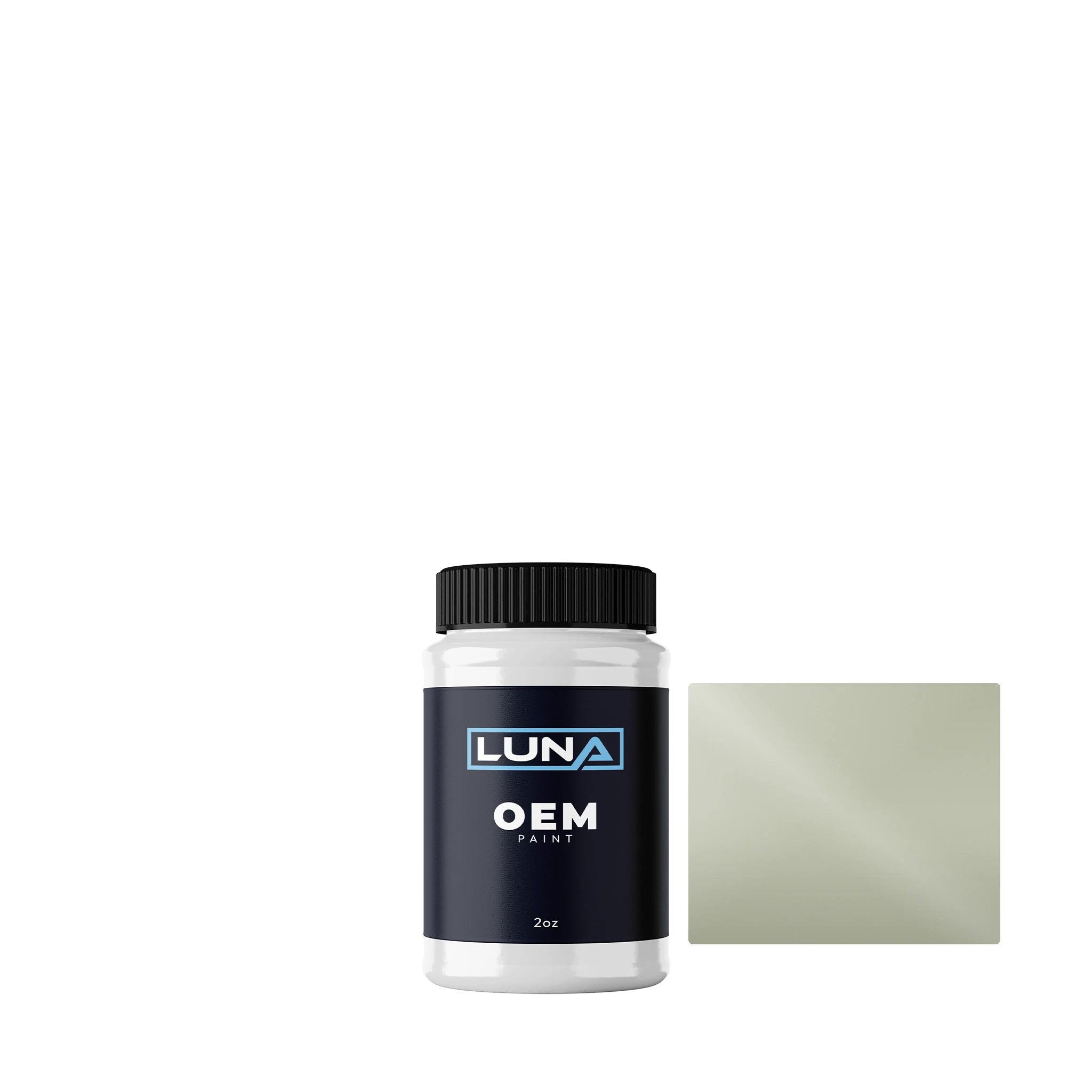 Opel Alabasergrau 103 | Luna OEM Basecoat - 2oz Touch Up Bottle w/ Brush