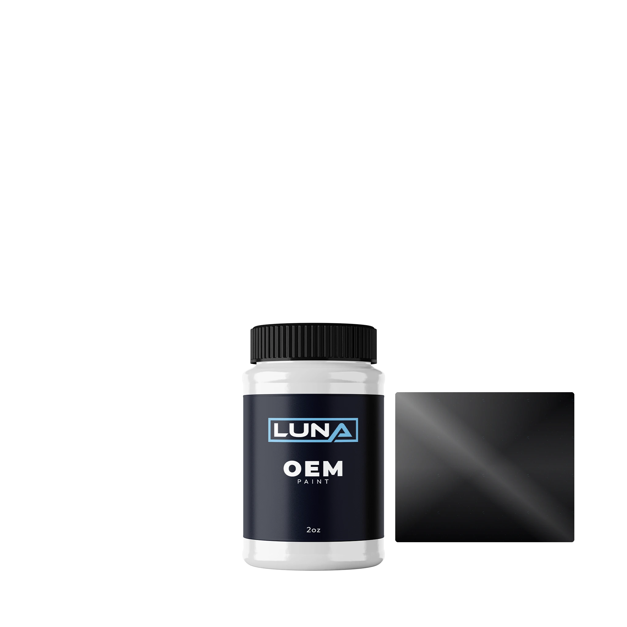 Kia Galaxy Black P. 1 Z1 | Luna OEM Basecoat - 2oz Touch Up Bottle w/ Brush